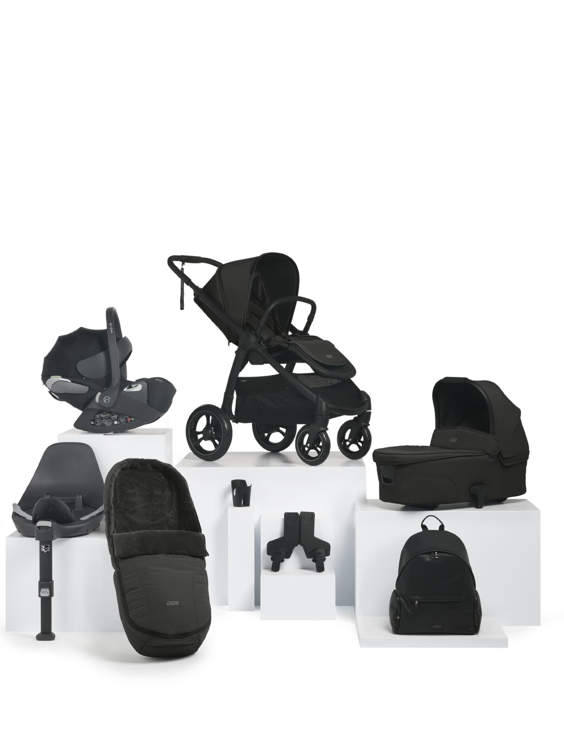 Mamas & Papas Ocarro Jet Complete Cloud T Kit - Black, Black