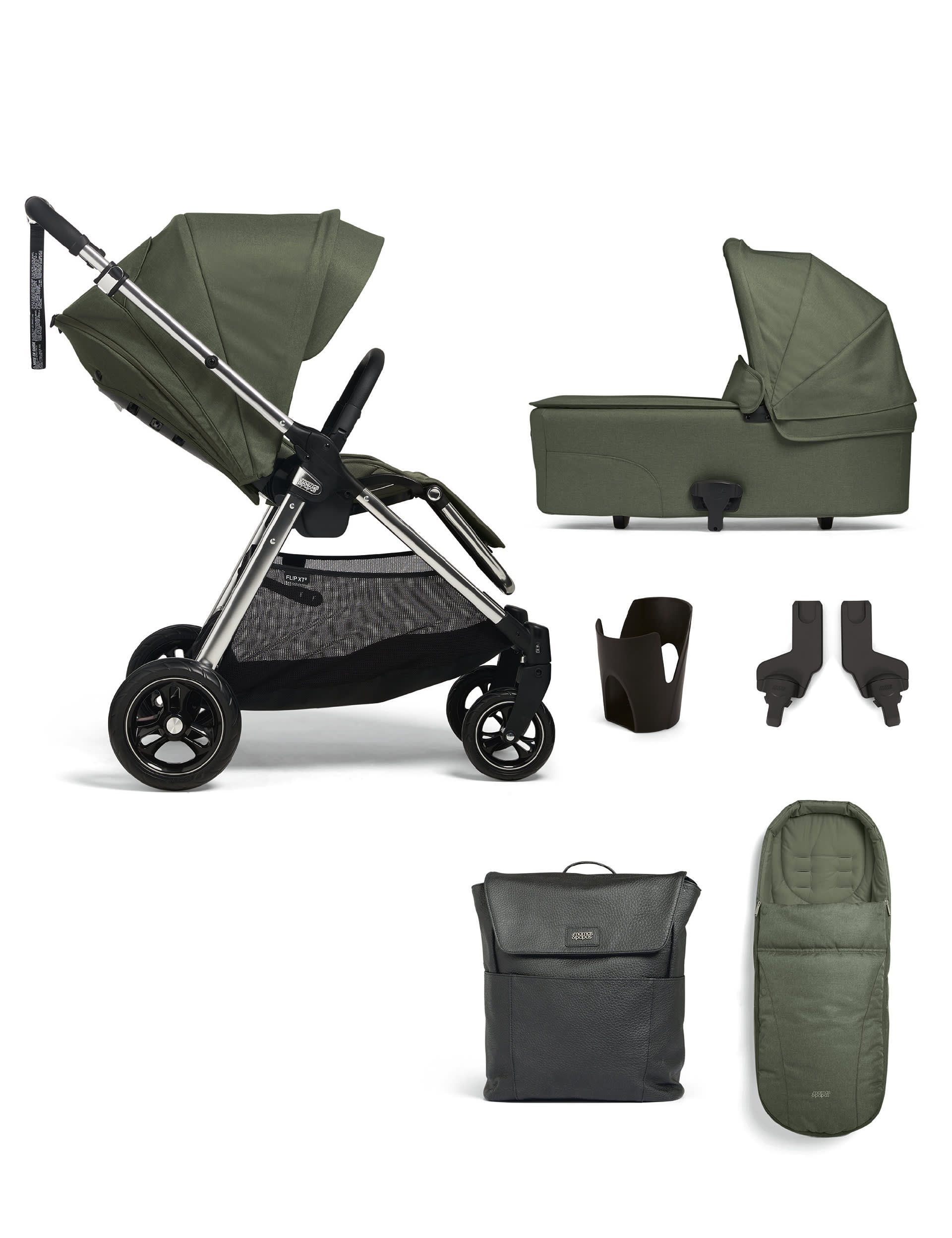 Mamas & Papas Flip XT³ Juniper Essential Kit - Green, Green