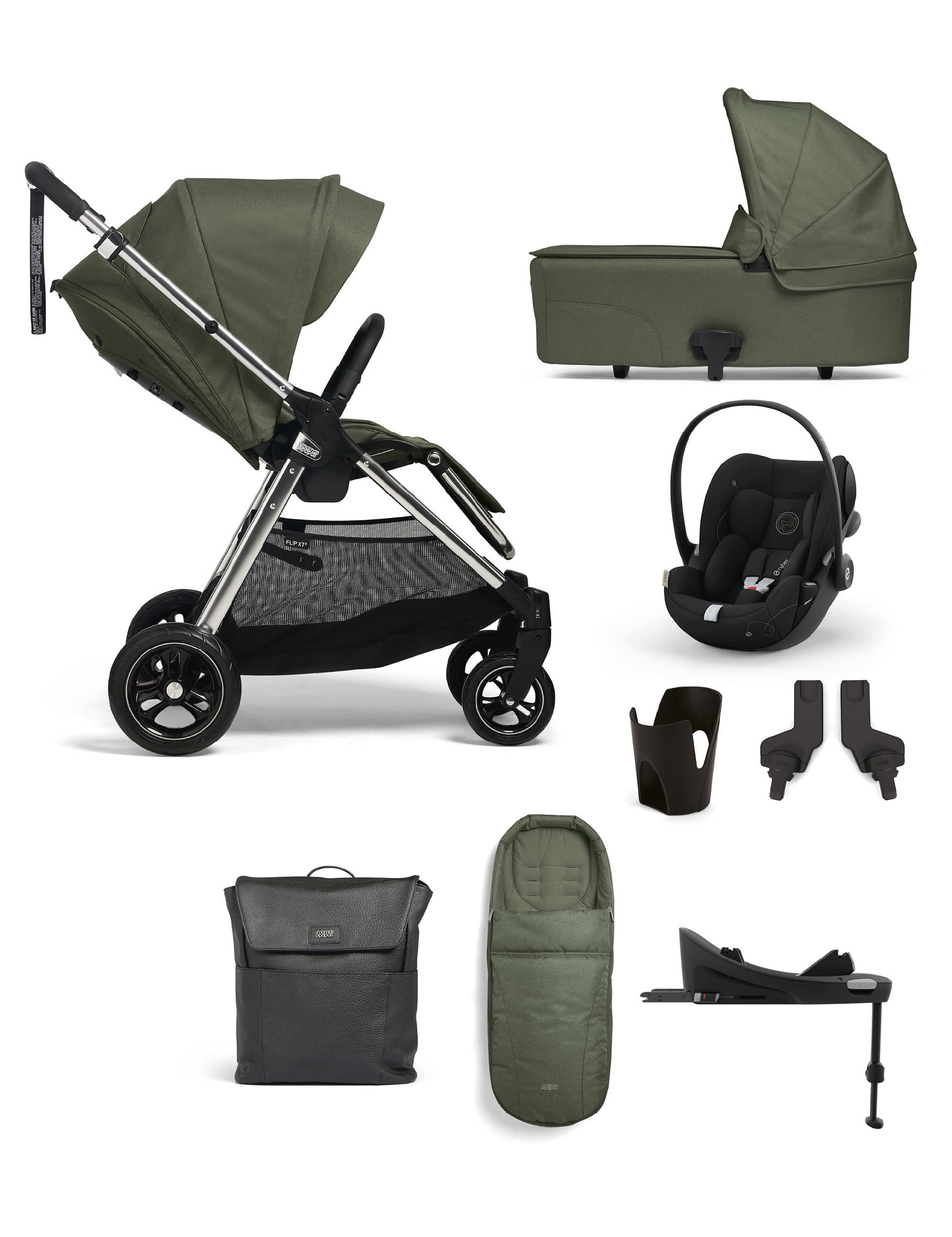 Mamas & Papas Flip XT³ Complete Cloud G Kit - Green, Green