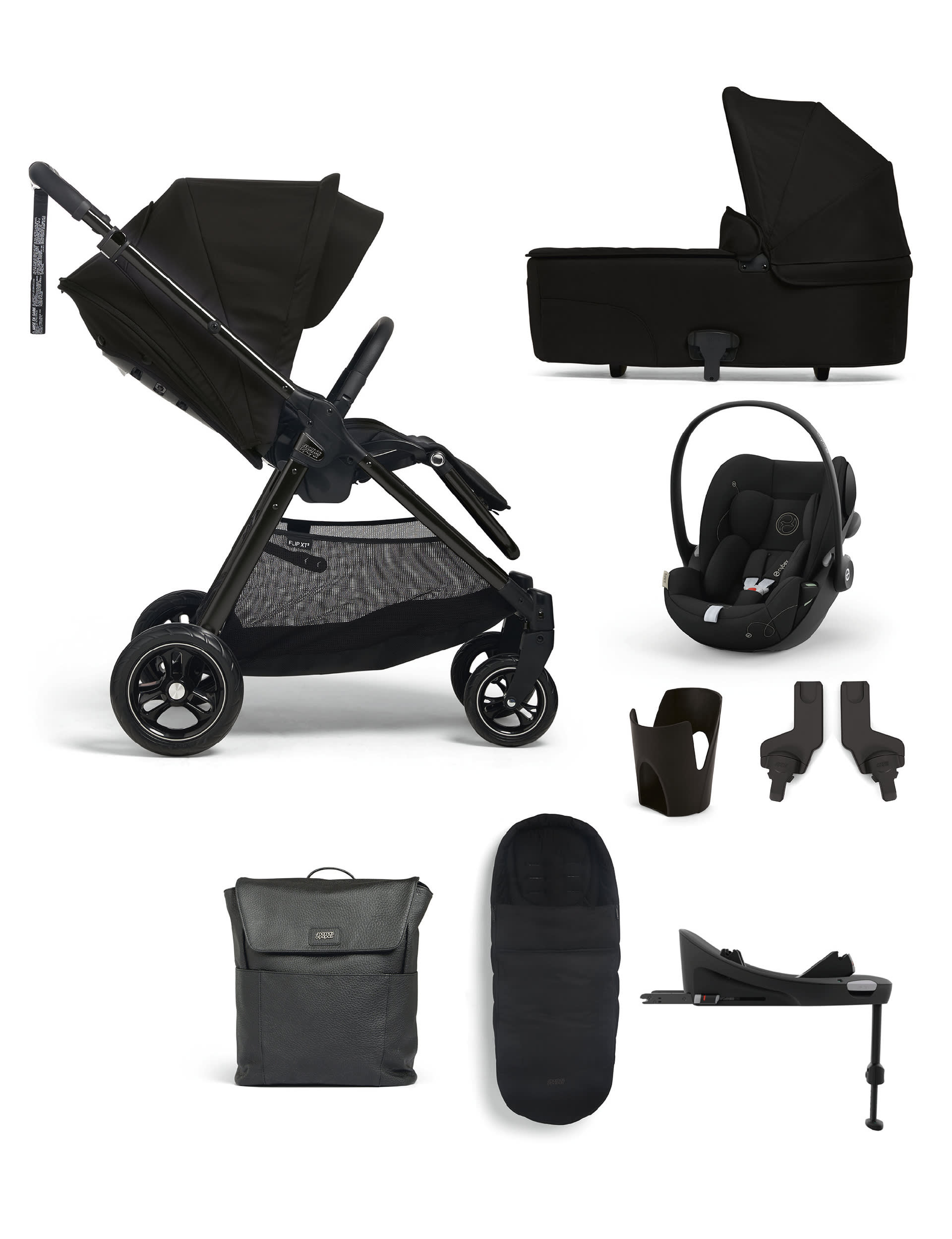 Mamas & Papas Flip XT³ Complete Cloud G Kit - Black, Black