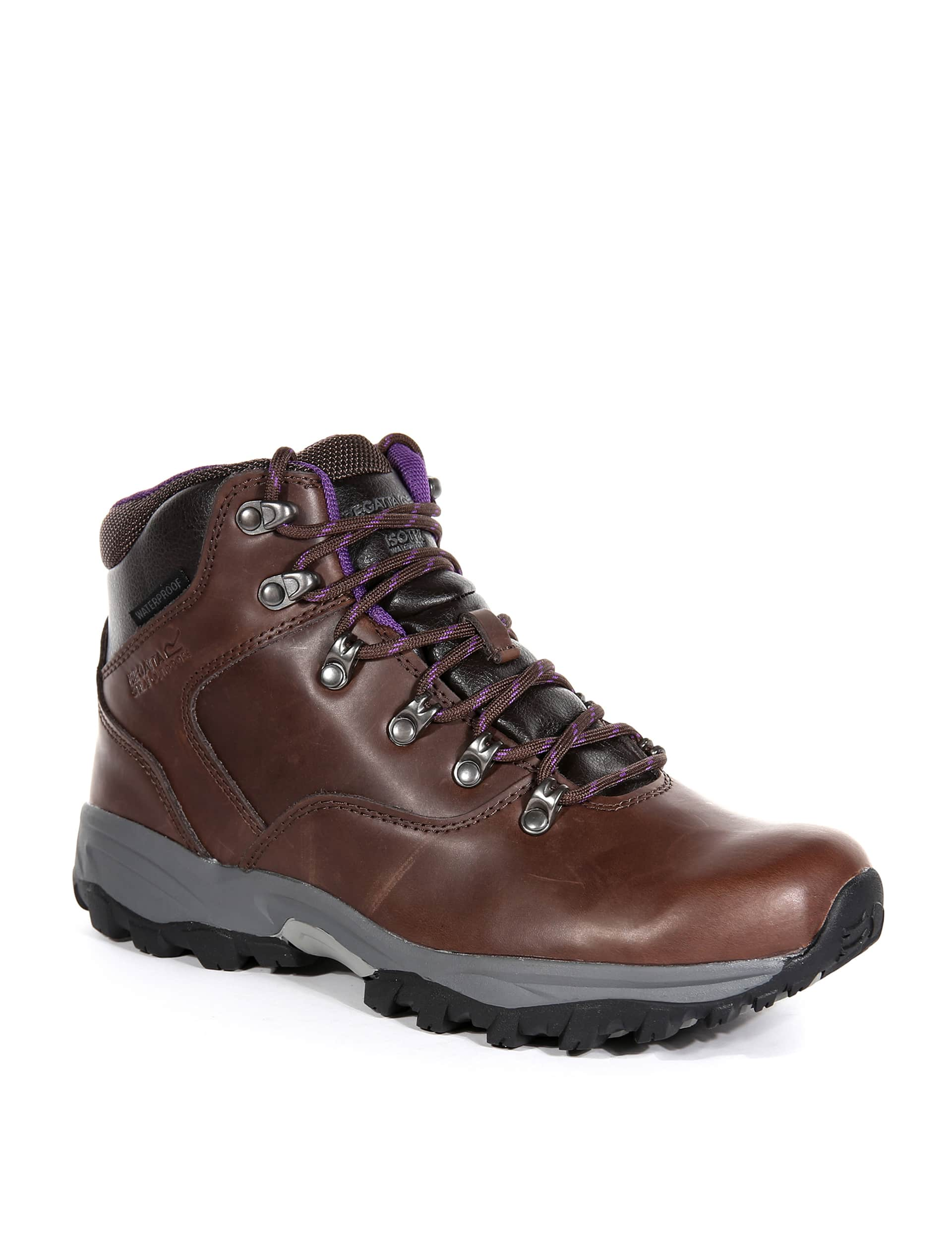 Regatta Women's Lady Bainsford Leather Walking Boots - 5 - Brown, Brown