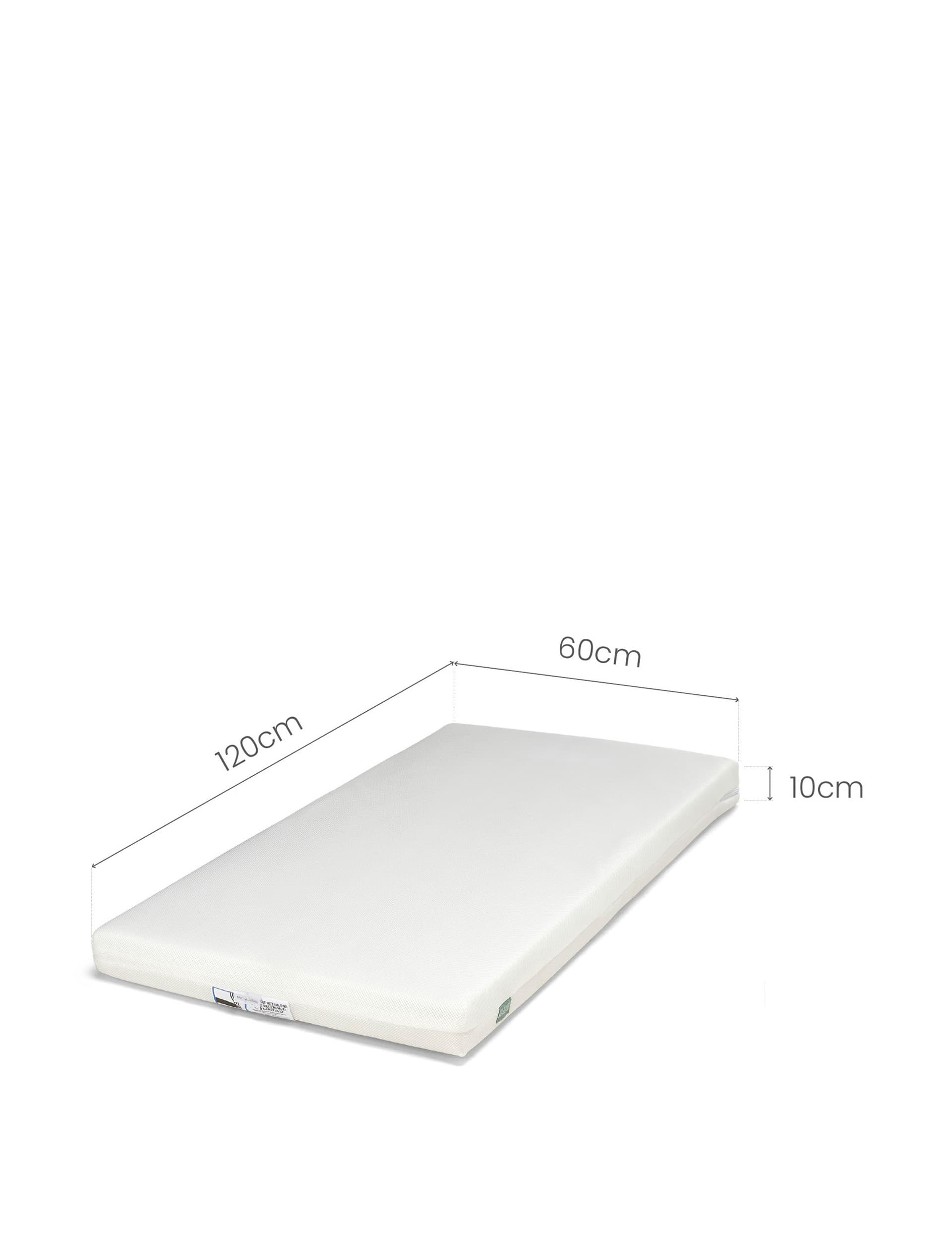 Mamas & Papas Premium Pocket Spring Cot Mattress - White, White