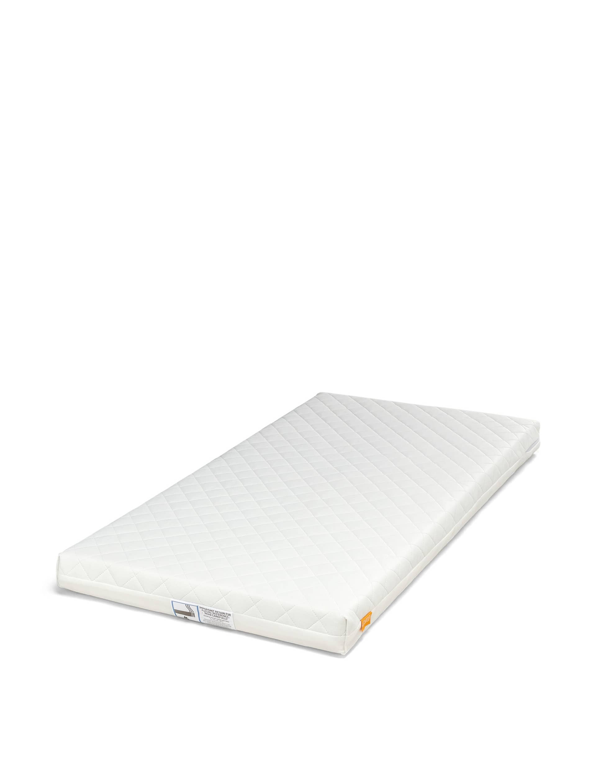 Mamas & Papas Essential Pocket Spring Cotbed Mattress - White, White