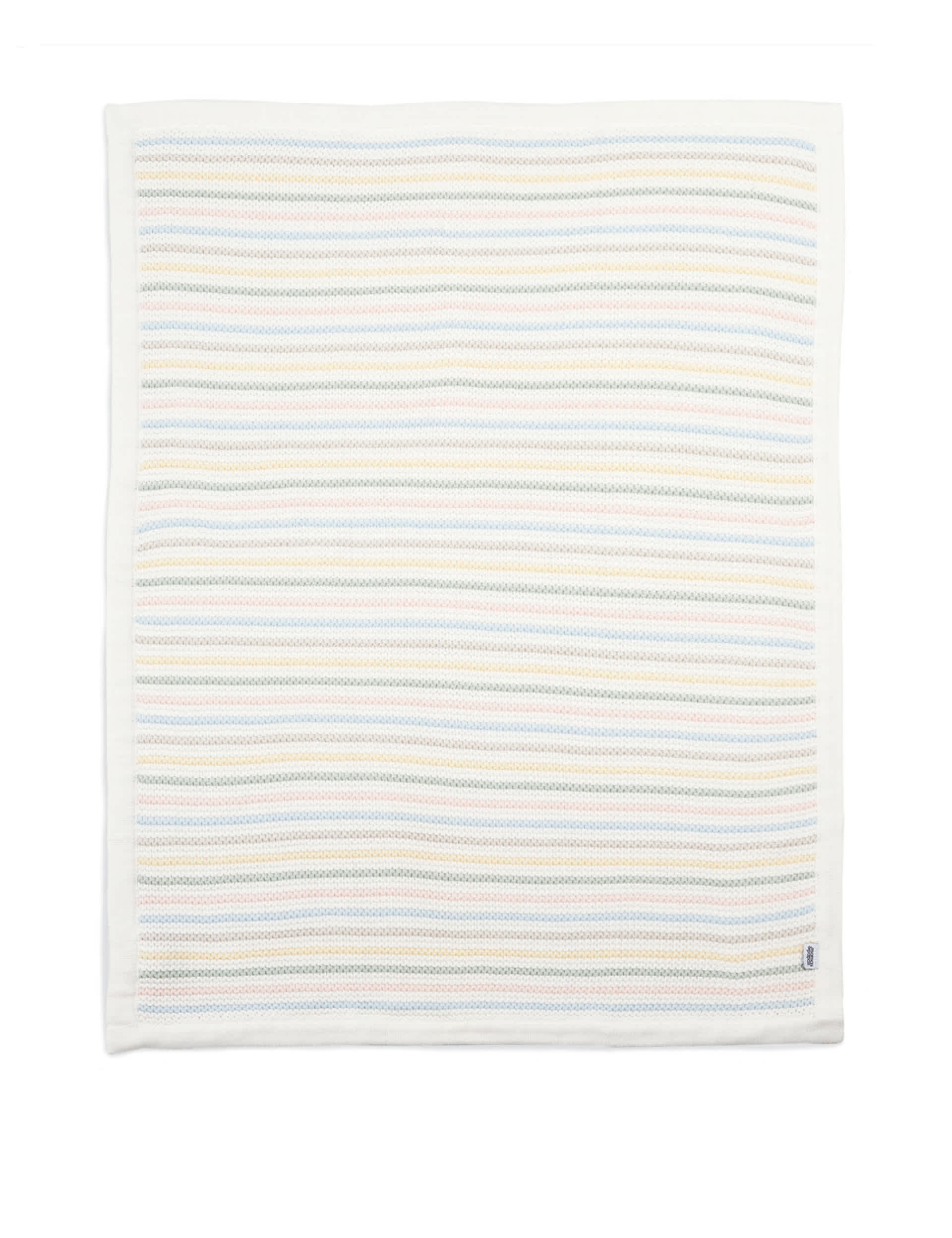 Mamas & Papas Knitted Pastel Stripe Shawl - Multi, Multi