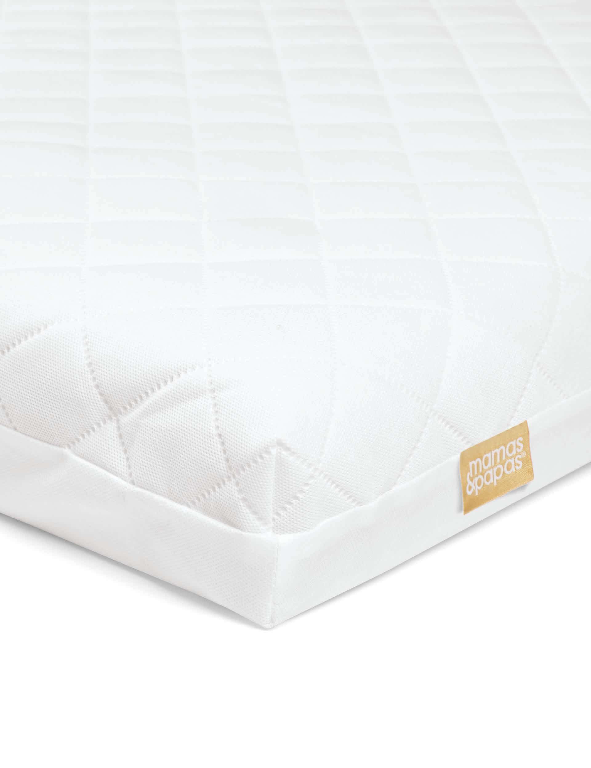 Mamas & Papas Cot Mattress Cover - White, White