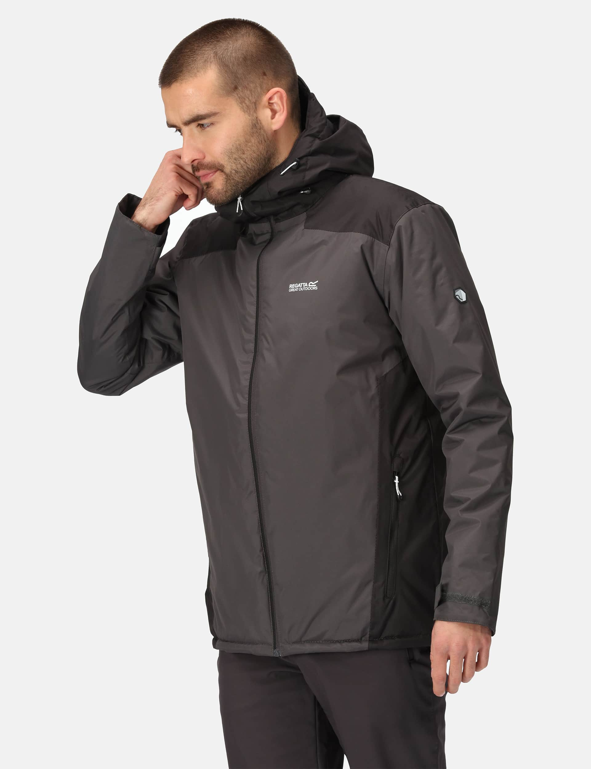 Regatta Men's Thornridge II Waterproof Anorak - S - Black, Black