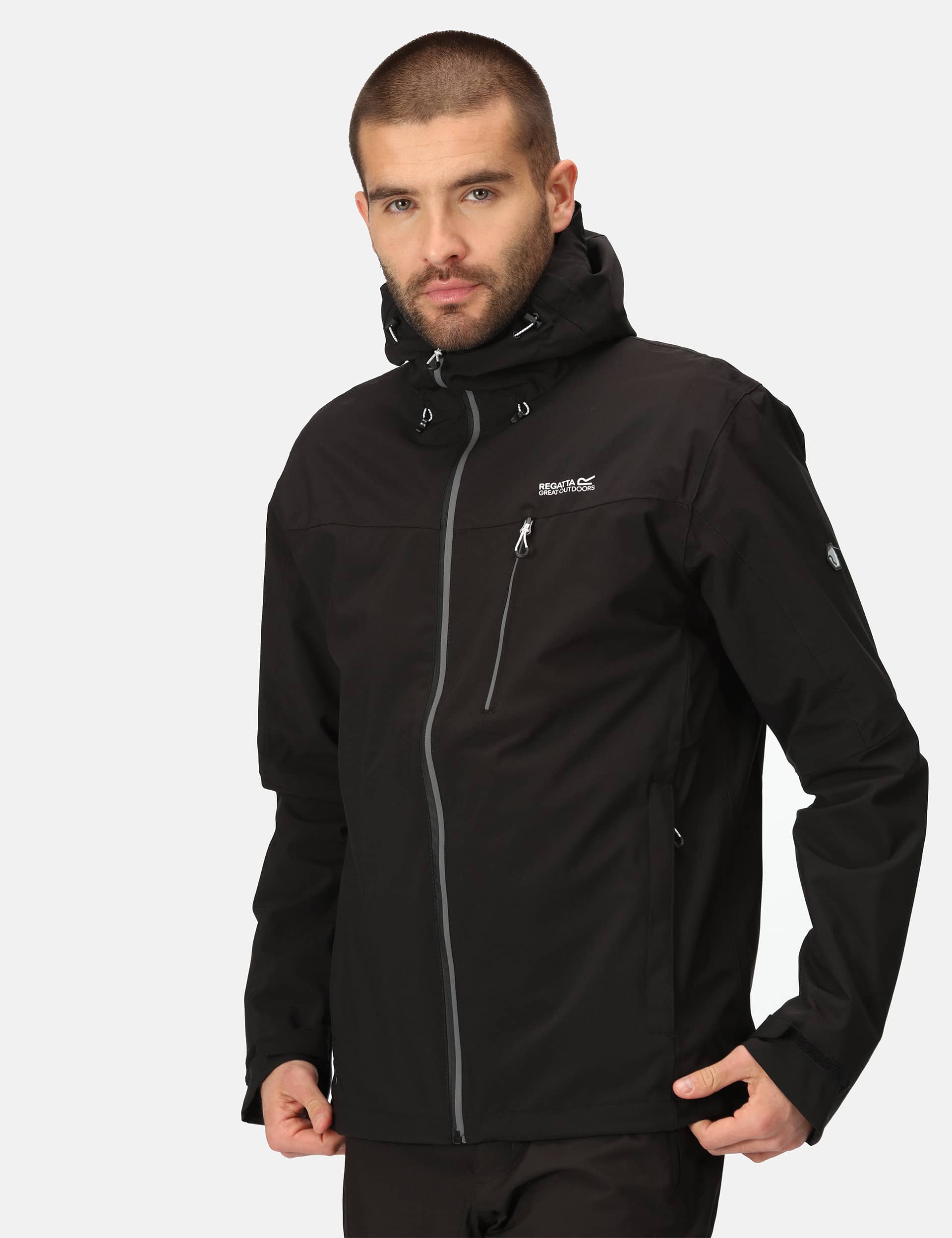 Regatta Men's Birchdale Waterproof Anorak - XL - Black, Black