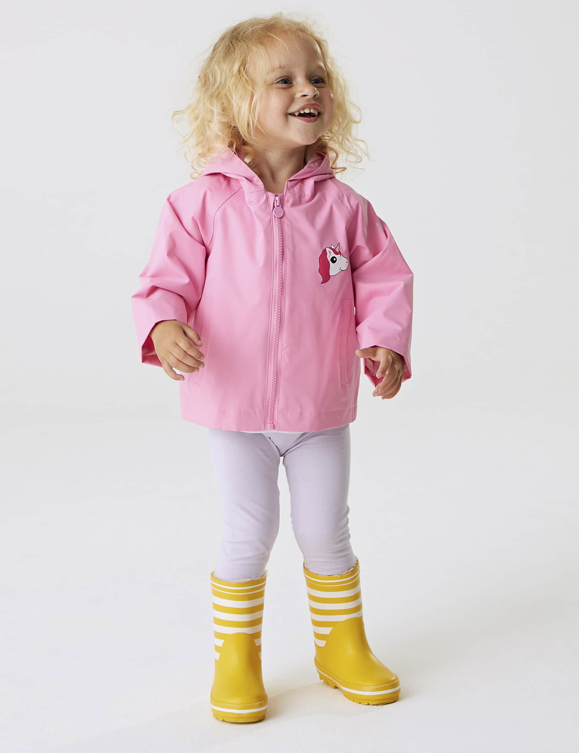 Regatta Girls Hooded Unicorn Jacket (6-3 Yrs)