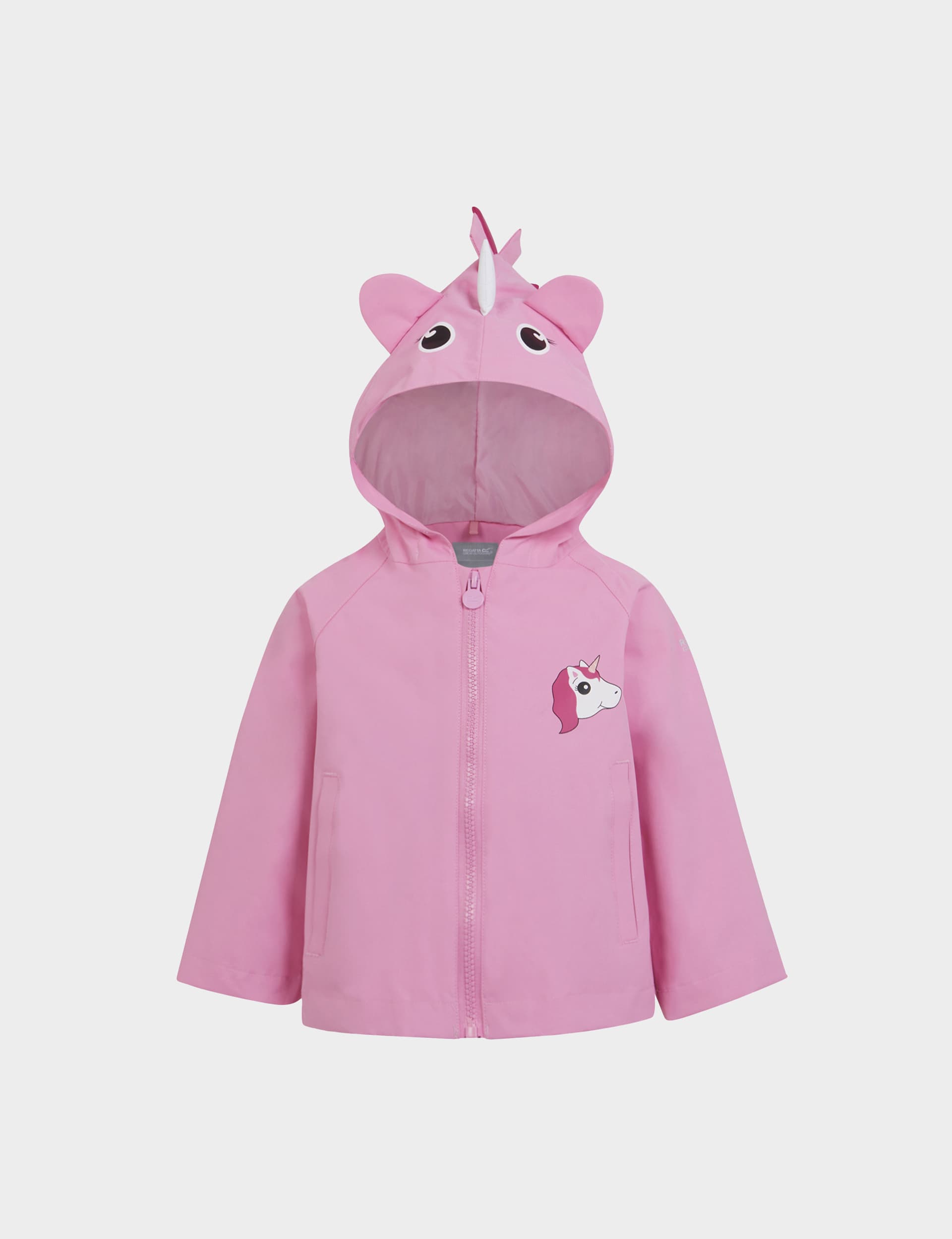 Regatta Girls Hooded Unicorn Jacket (6-3 Yrs) - 18-24 - Pink Mix, Pink Mix