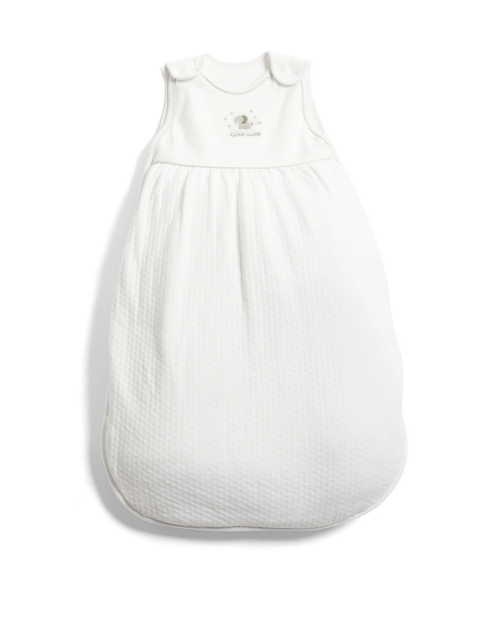 Mamas & Papas Welcome to the World Elephant 2.5 Tog Dreampod (0-6 Mths) - White, White