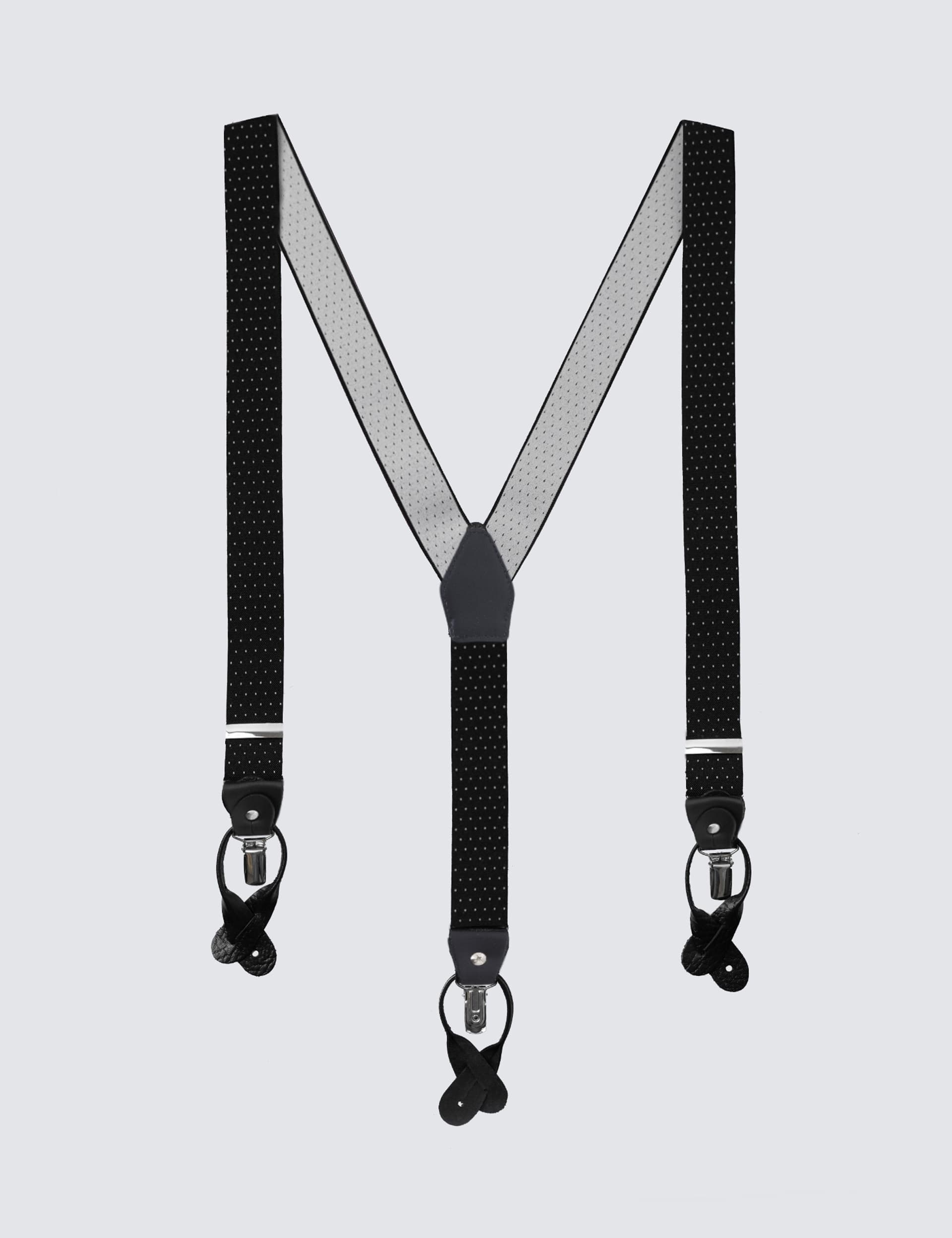 Hawes & Curtis Men's Adjustable Braces - Black Mix, Black Mix