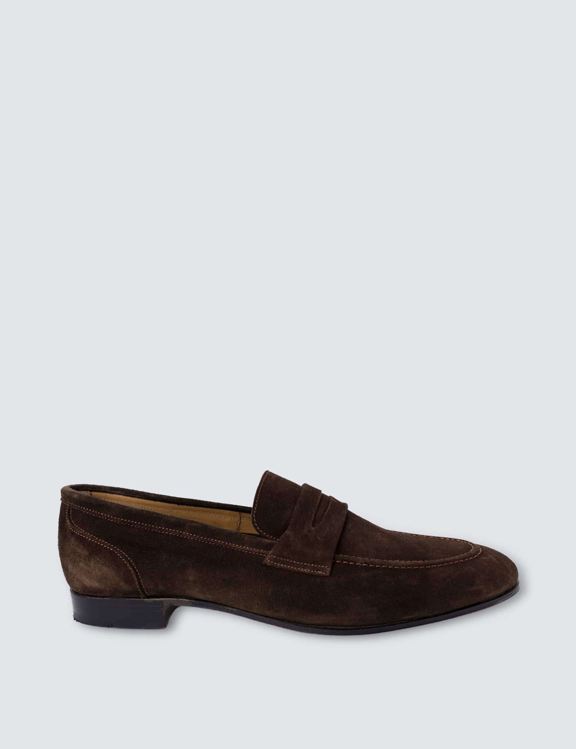 Hawes & Curtis Men's Suede Slip-On Loafers