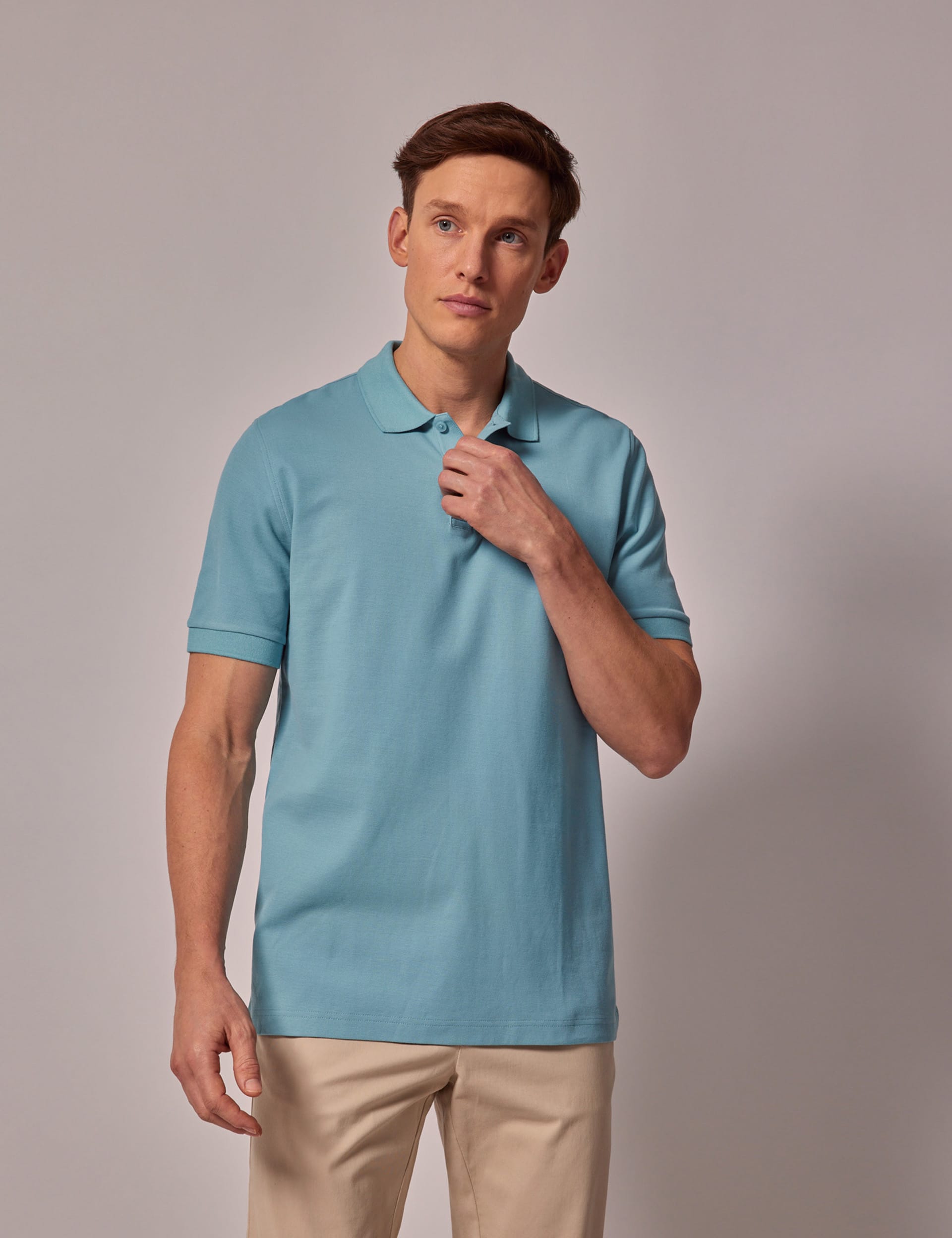 Hawes & Curtis Men's Pure Cotton Polo Shirt