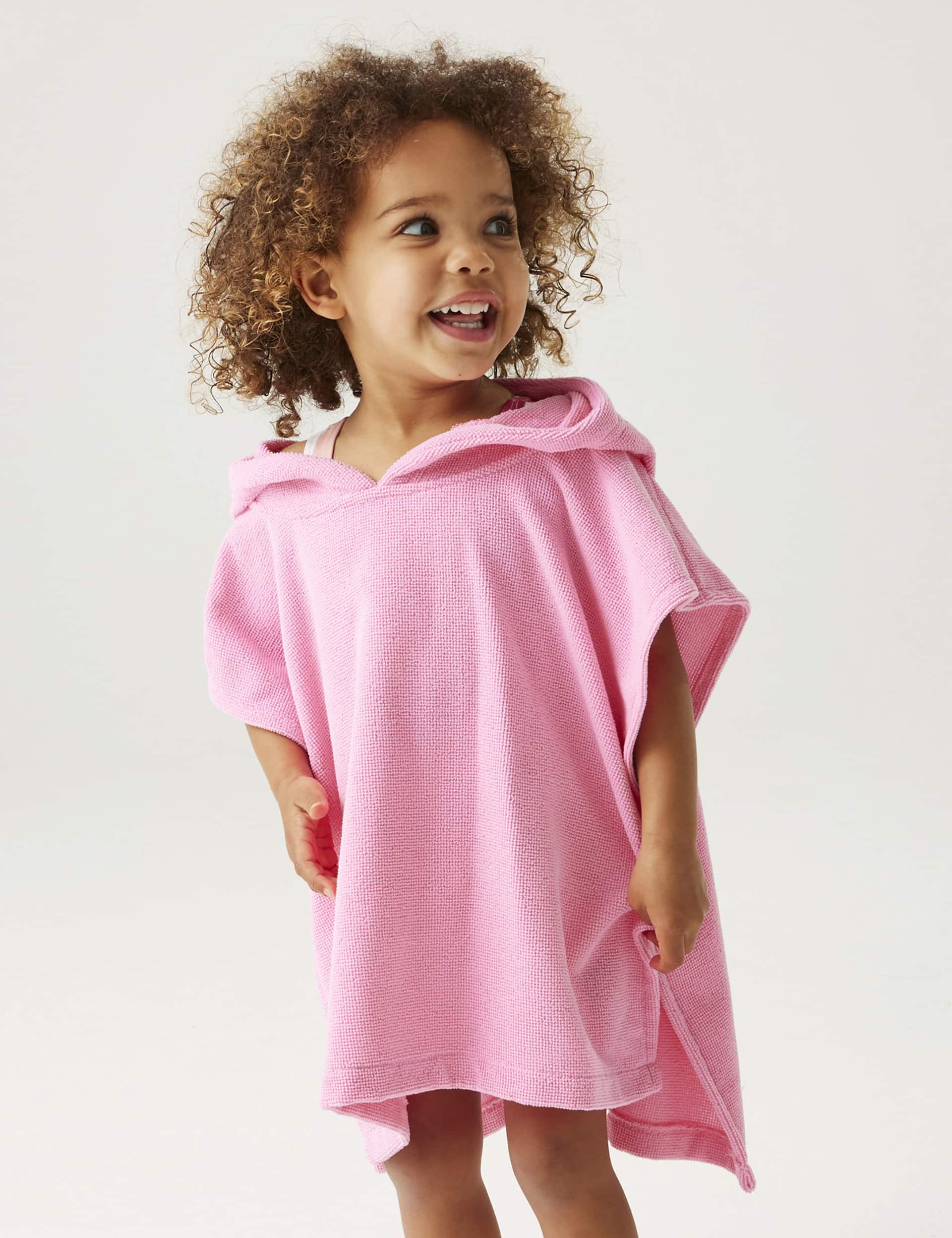Regatta Girls Hooded Animal Towel Robe (1-6 Yrs)