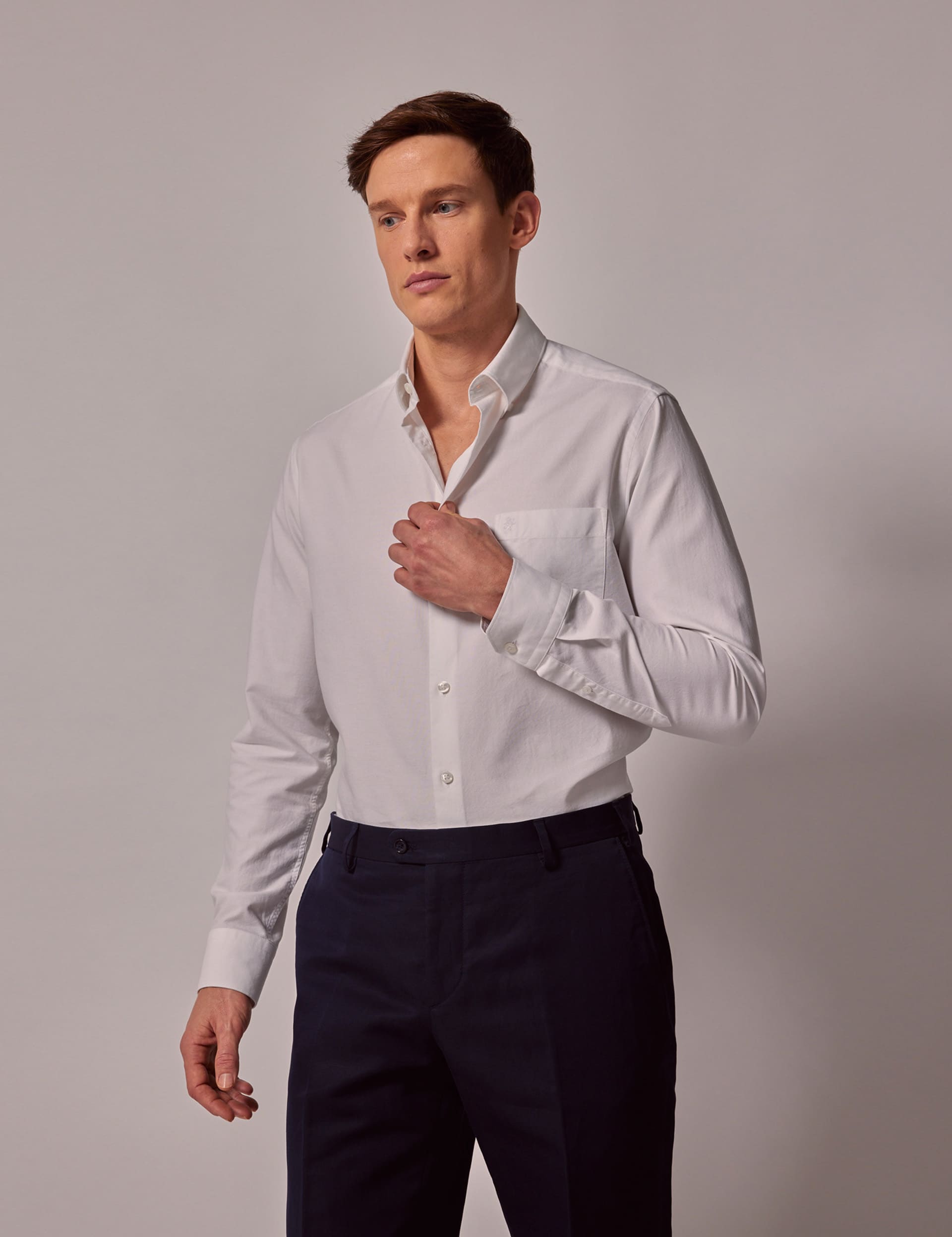 Hawes & Curtis Men's Pure Cotton Oxford Shirt