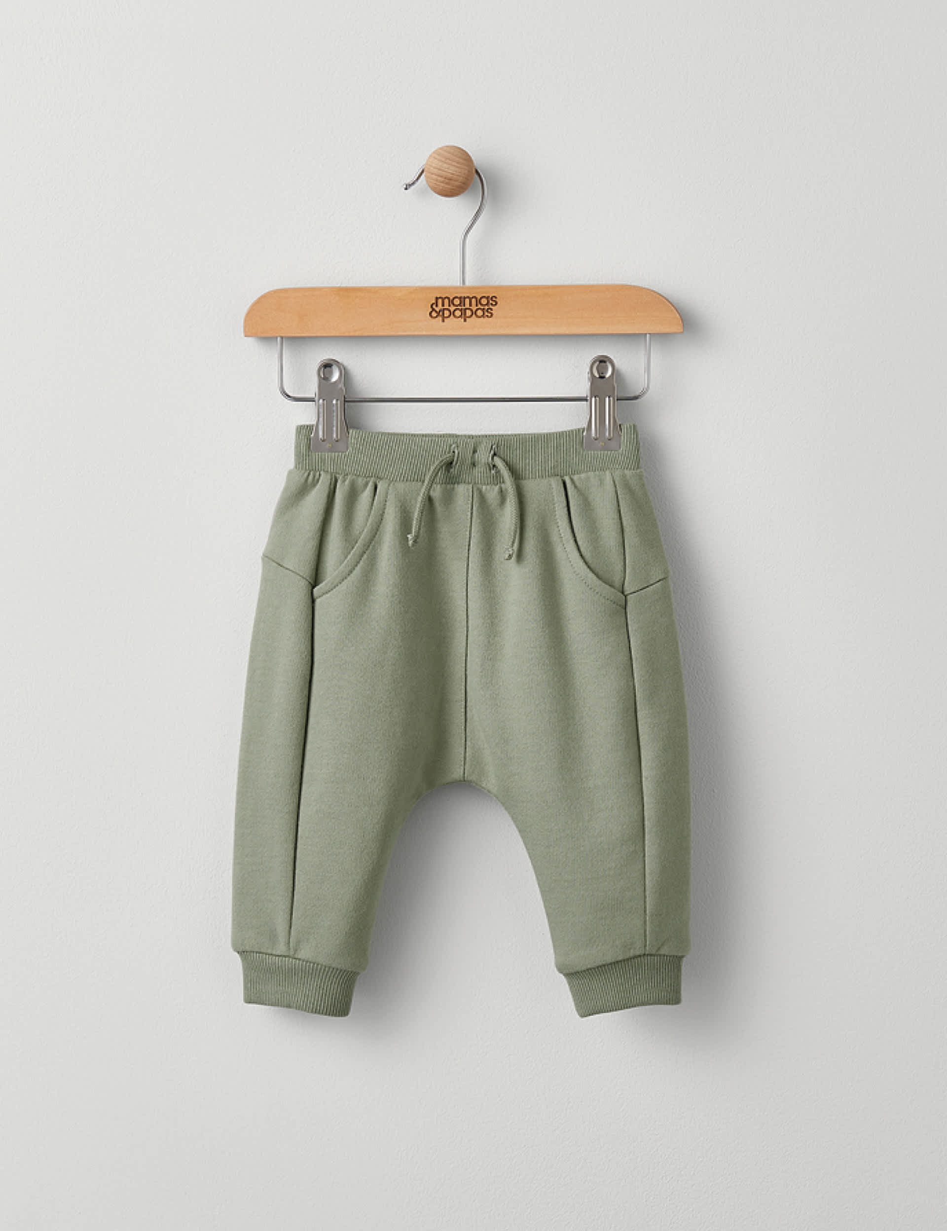 Mamas & Papas Boys Pure Cotton Joggers (0-3 Yrs)