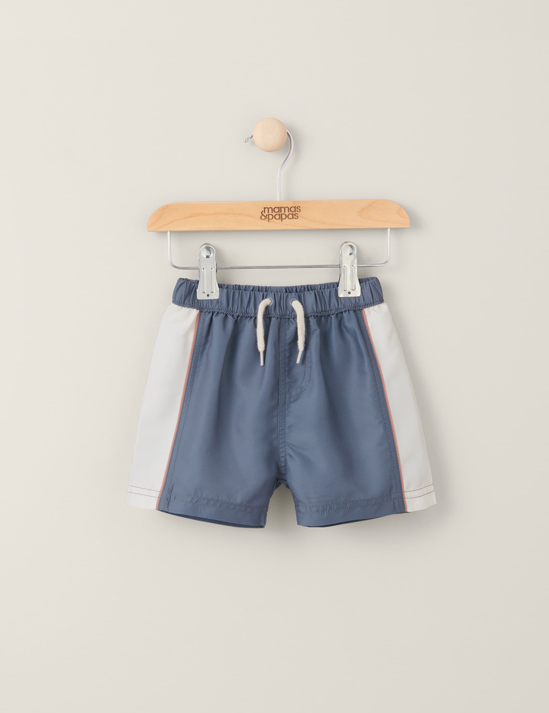 Mamas & Papas Boys Side Stripe Swim Shorts (0-3 Yrs)
