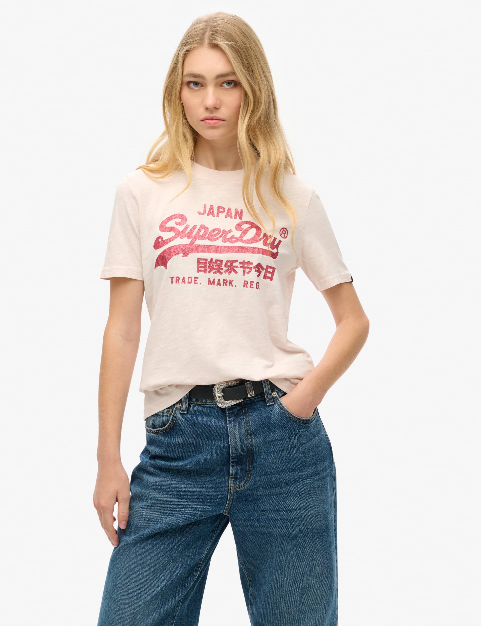 Superdry Women's Pure Cotton Logo T-Shirt