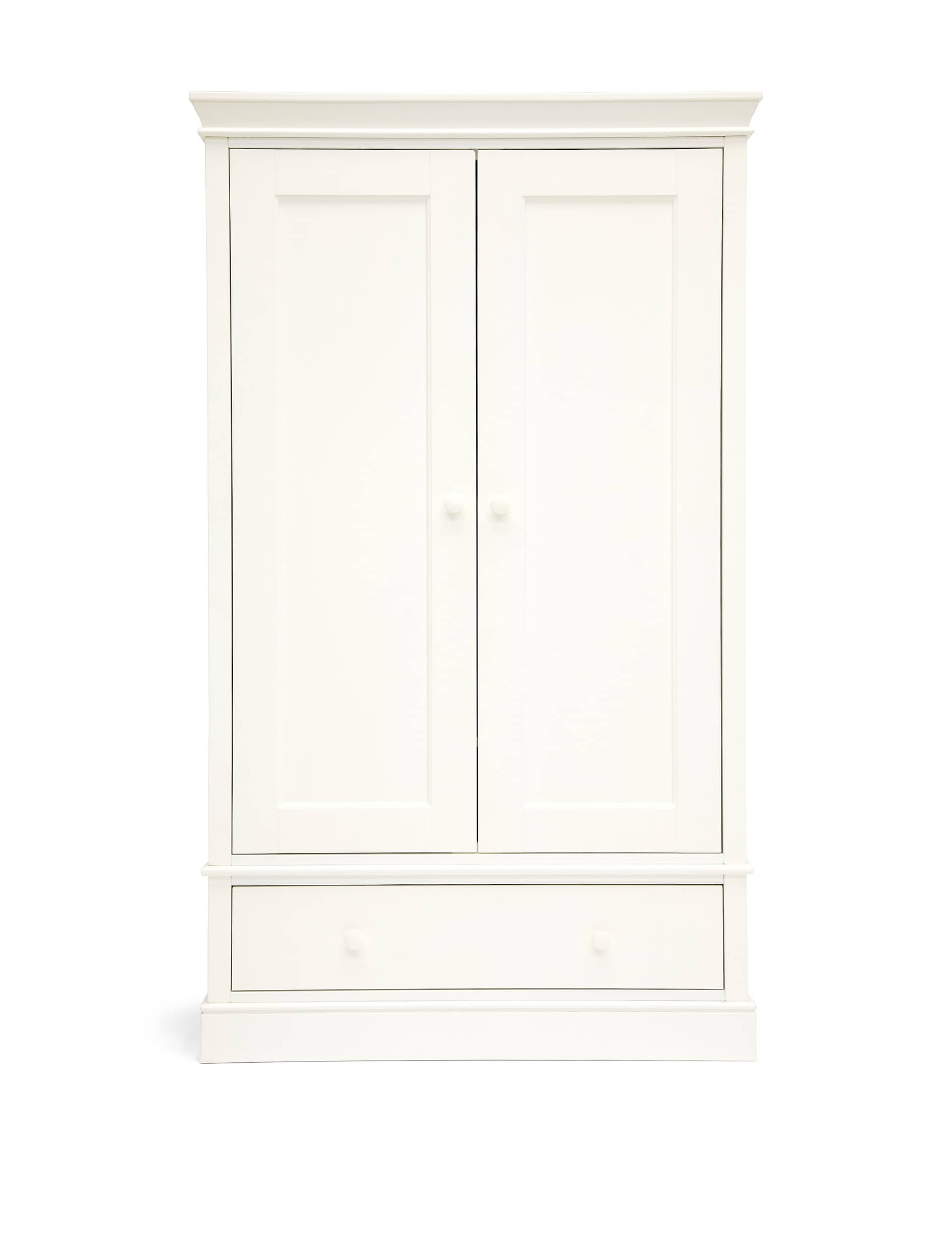 Mamas & Papas Oxford Wardrobe - White, White