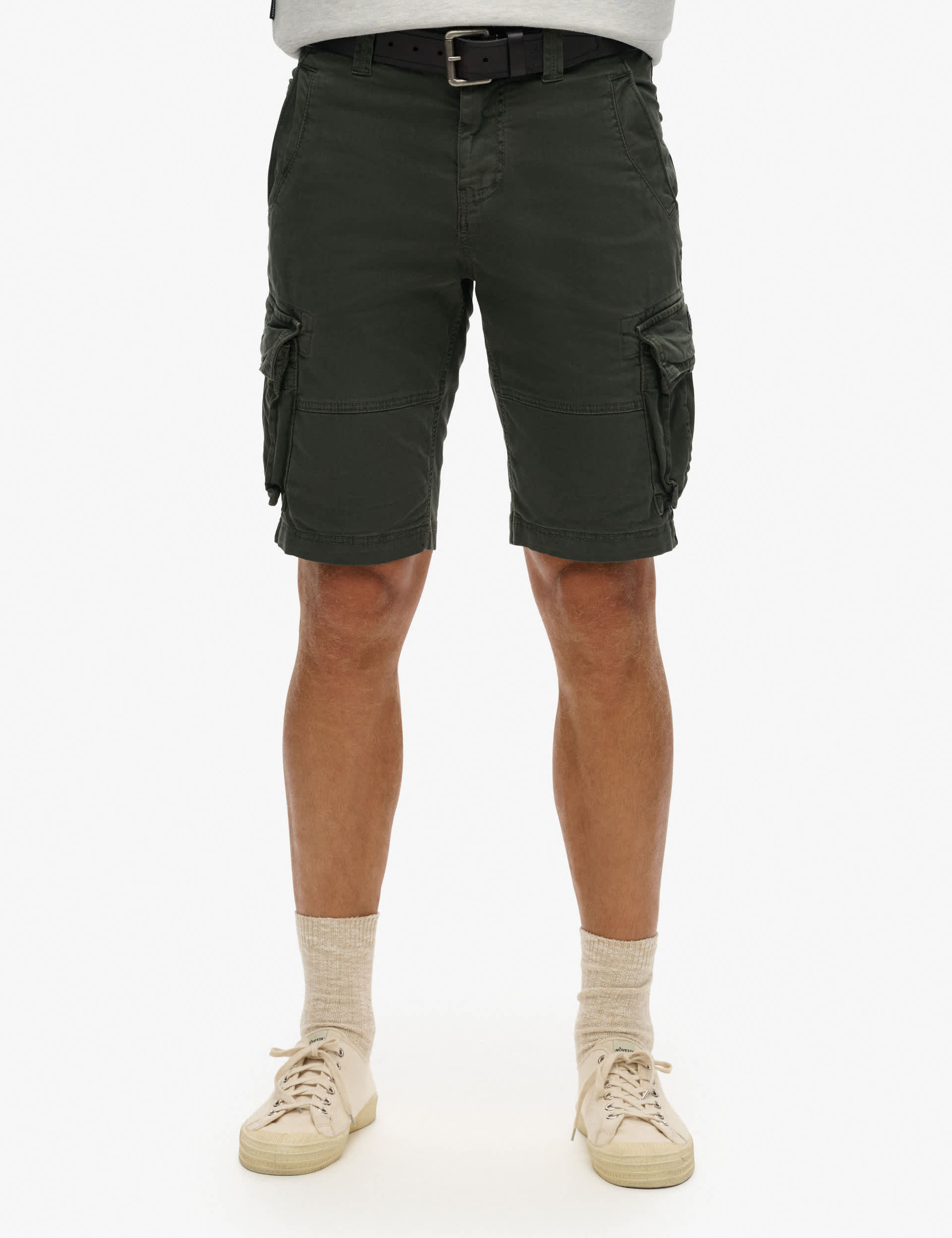 Superdry Men's Cotton Rich Cargo Shorts - 32REG - Green, Brown,Black,Green