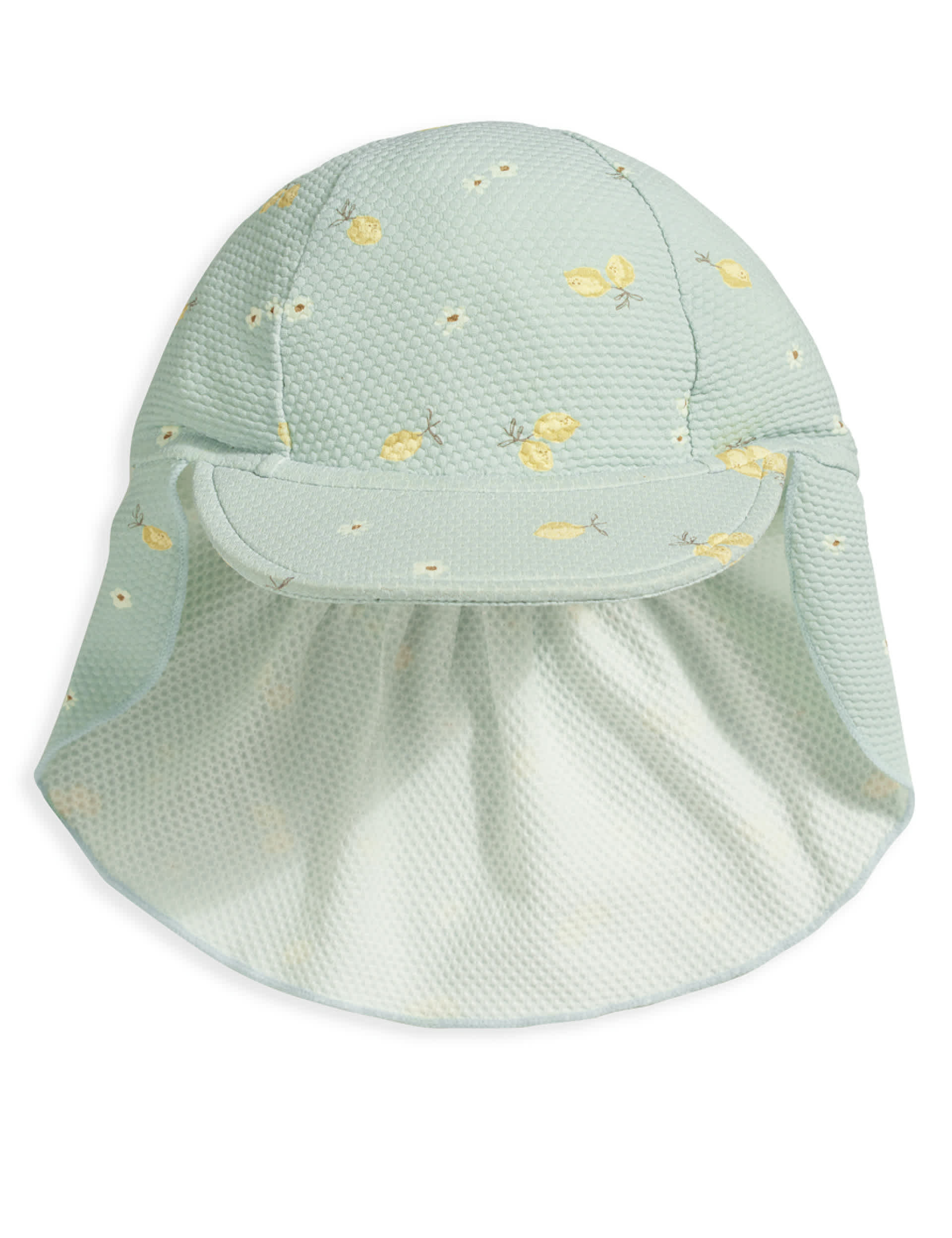 Mamas & Papas Kids Lemon Sun Hat (0-3 Yrs) - 12-18 - Green, Green