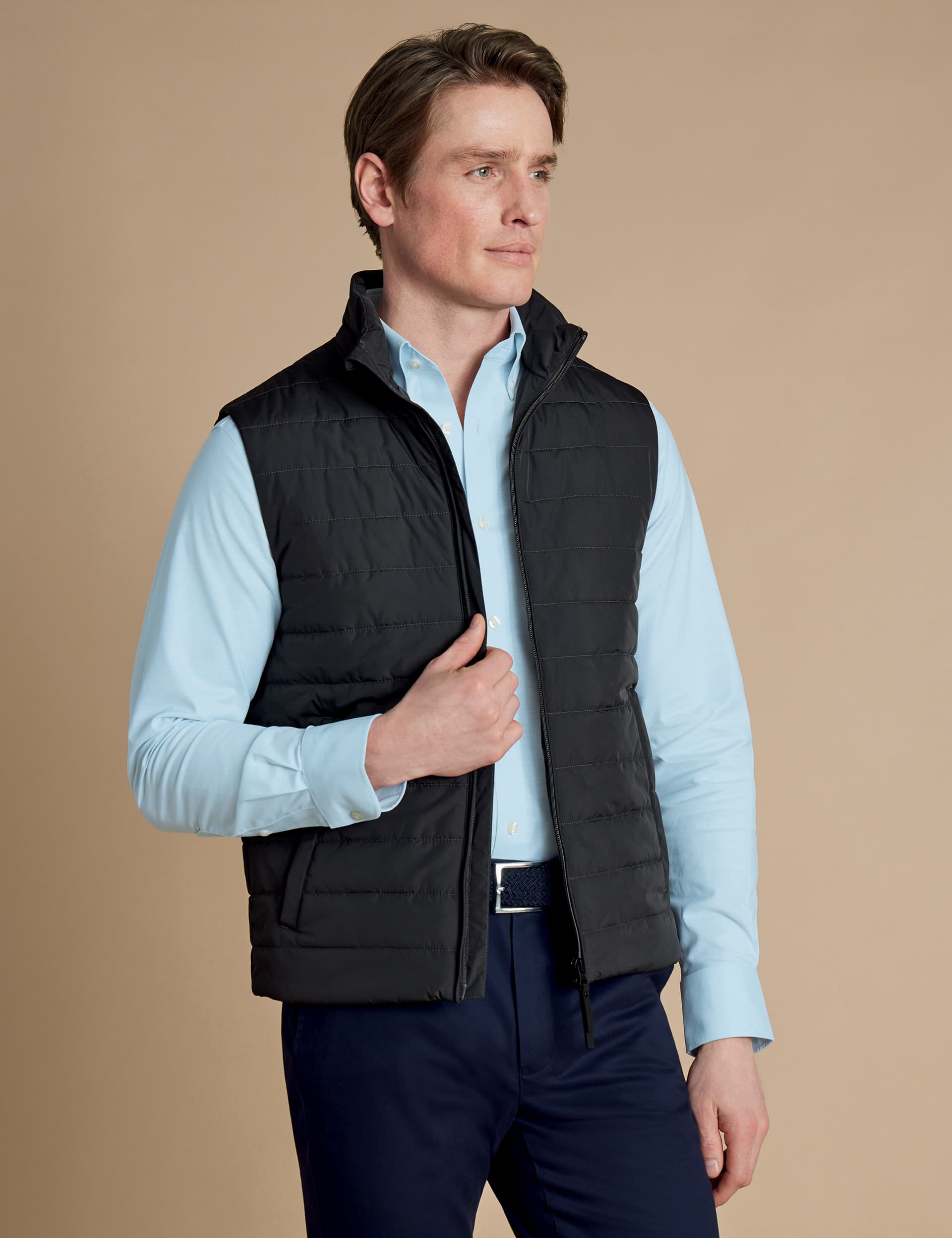 Charles Tyrwhitt Men's Quilted Lightweight Gilet