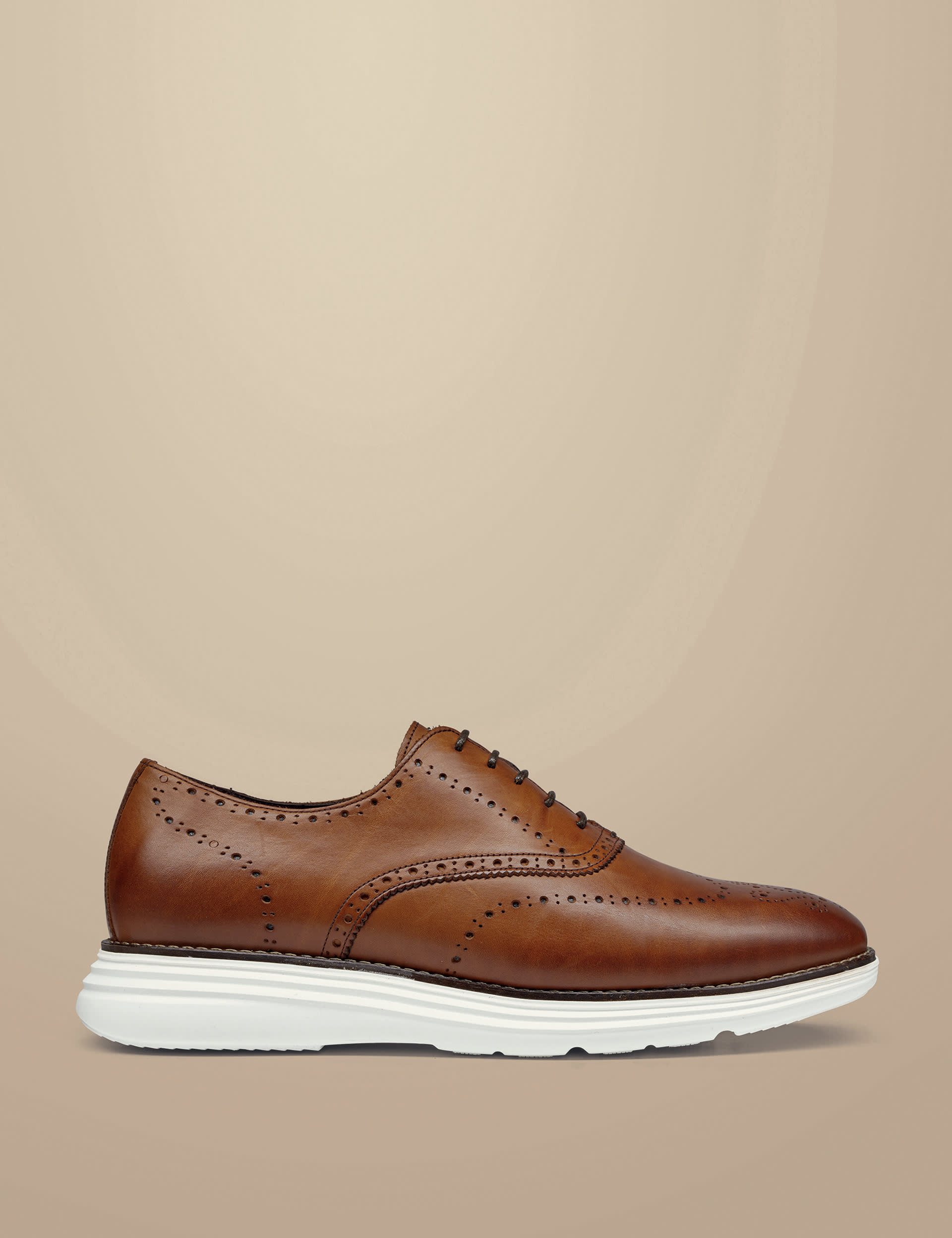 Charles Tyrwhitt Men's Leather Lace Up Trainers