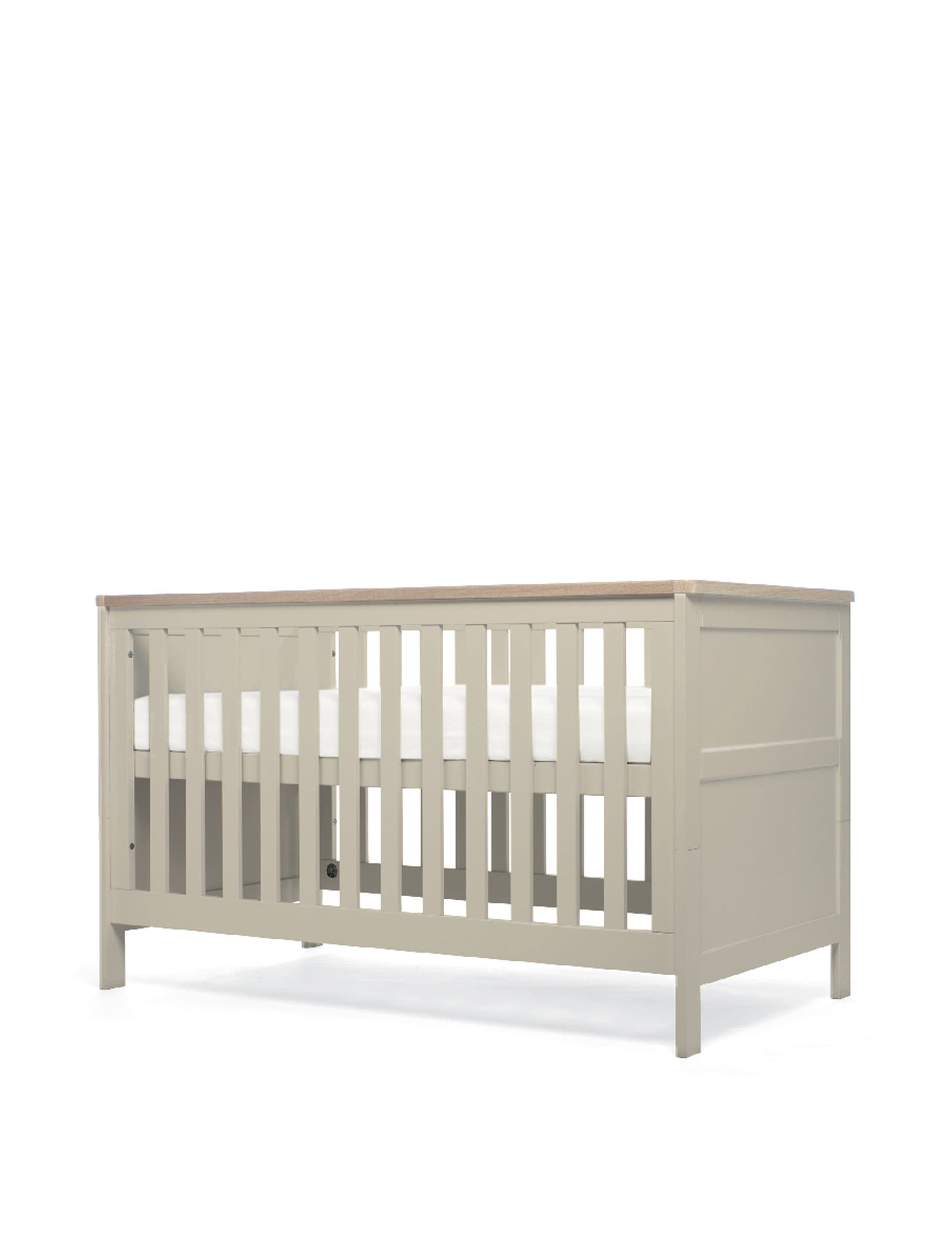 Mamas & Papas Wedmore 2 Piece Cotbed & Dresser Set - Grey, Grey