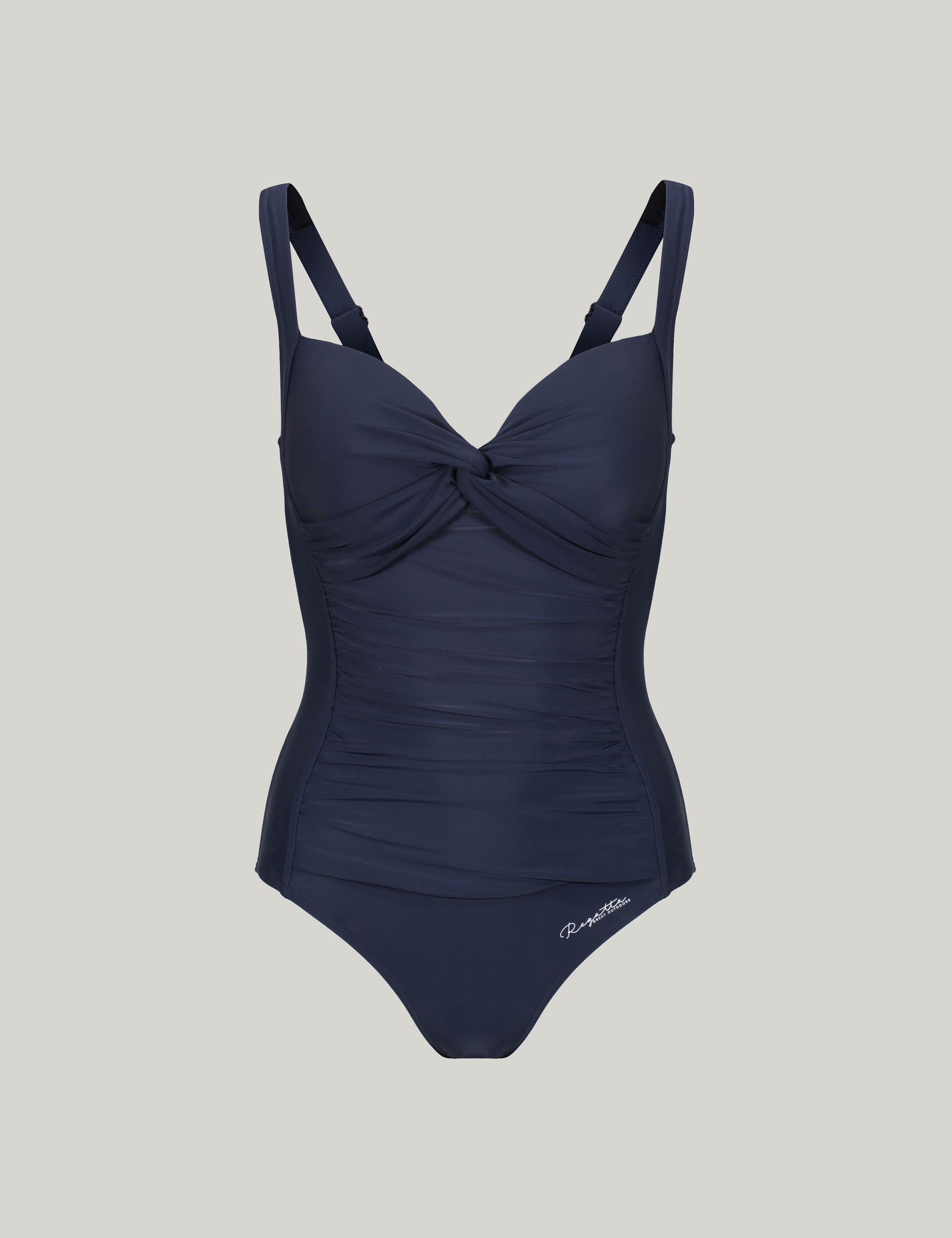 Regatta Women's Sakari V-Neck Swimsuit - 10 - Dark Blue, Black,Dark Blue