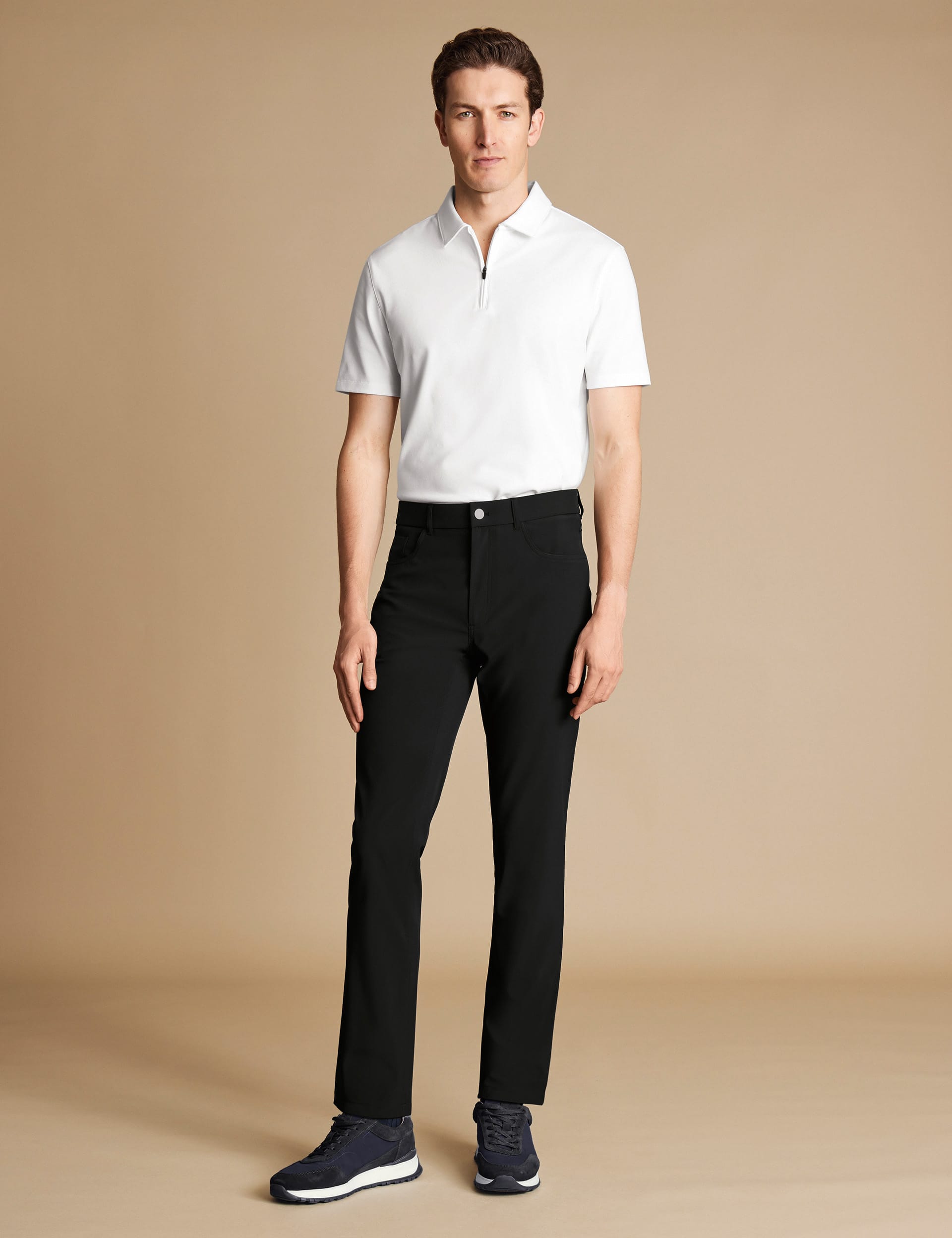 Charles Tyrwhitt Men's Slim Fit 5 Pocket Trousers