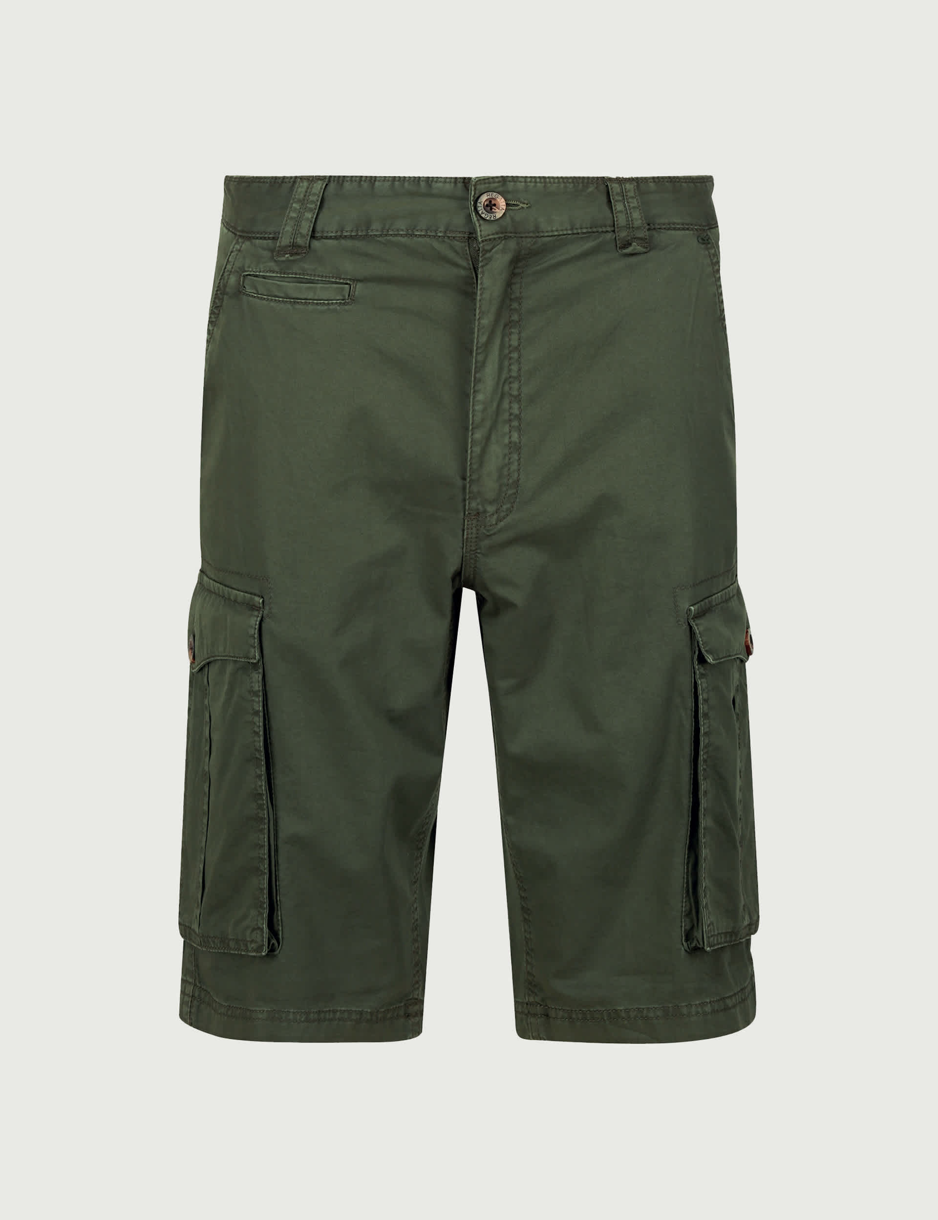 Regatta Men's Shorebay Pure Cotton Cargo Shorts - 34 - Green, Green