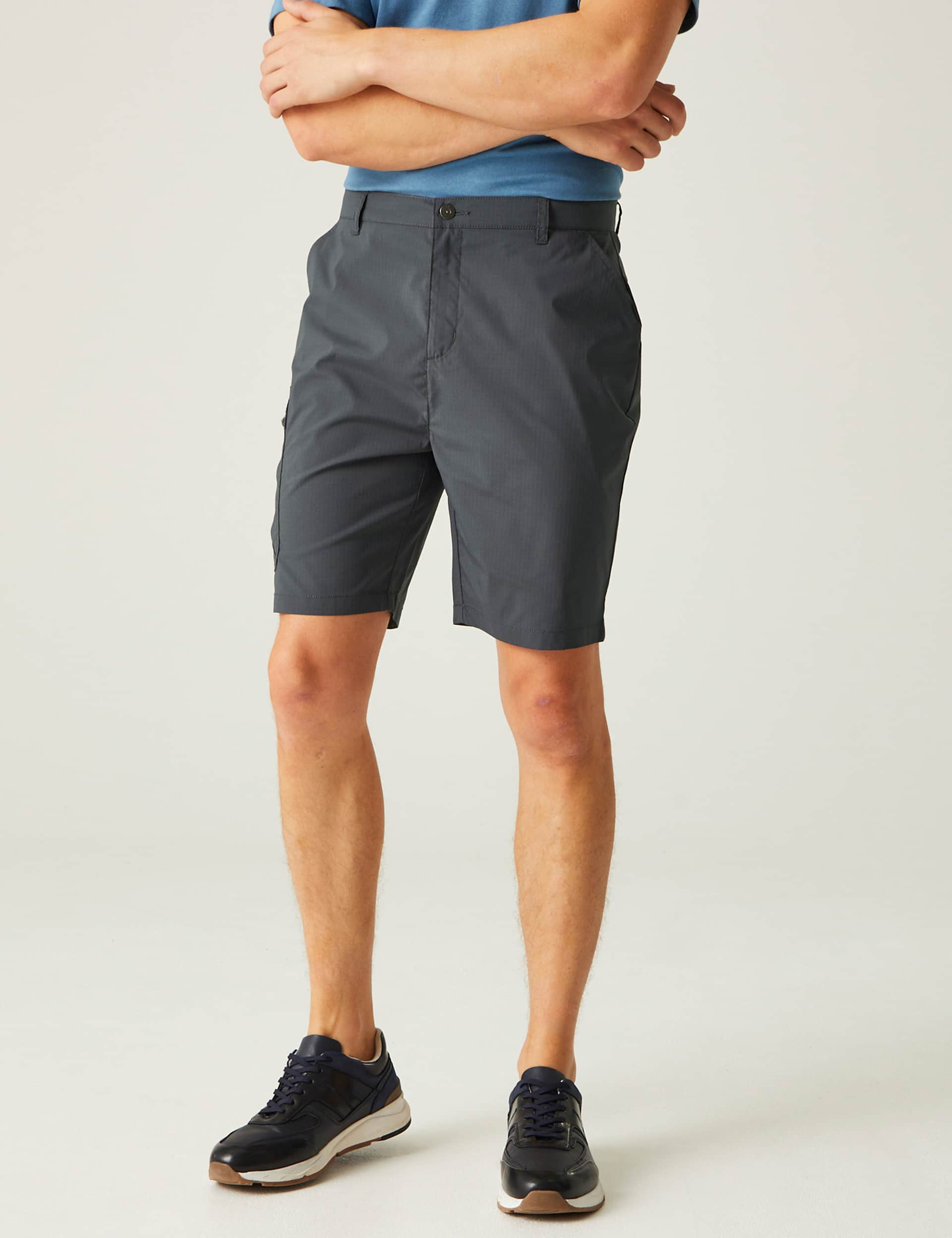 Regatta Men's Dalry Chino Shorts - 33 - Grey, Grey