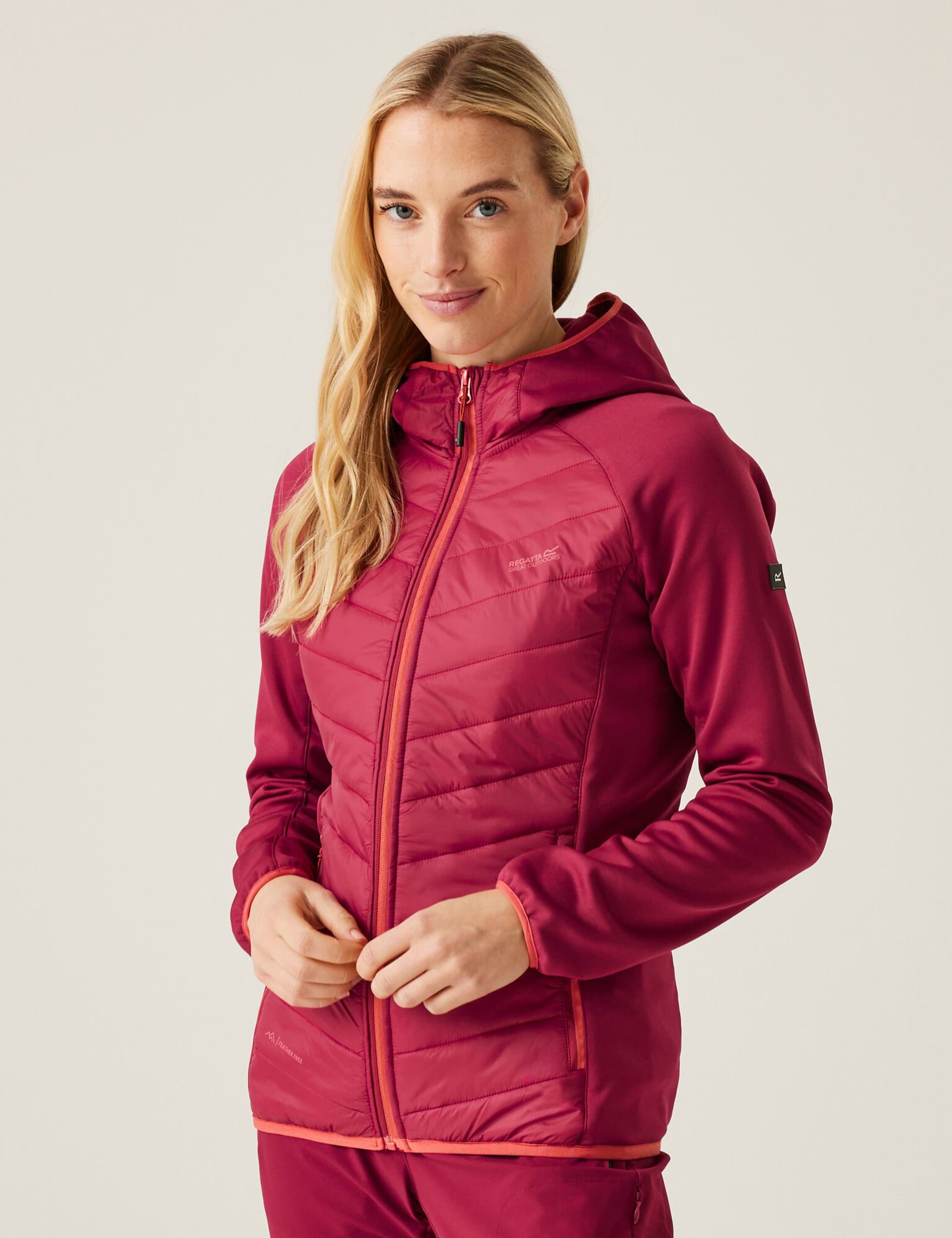 Regatta Women's Andreson VIII Padded Hooded Jacket - 12 - Red, Red