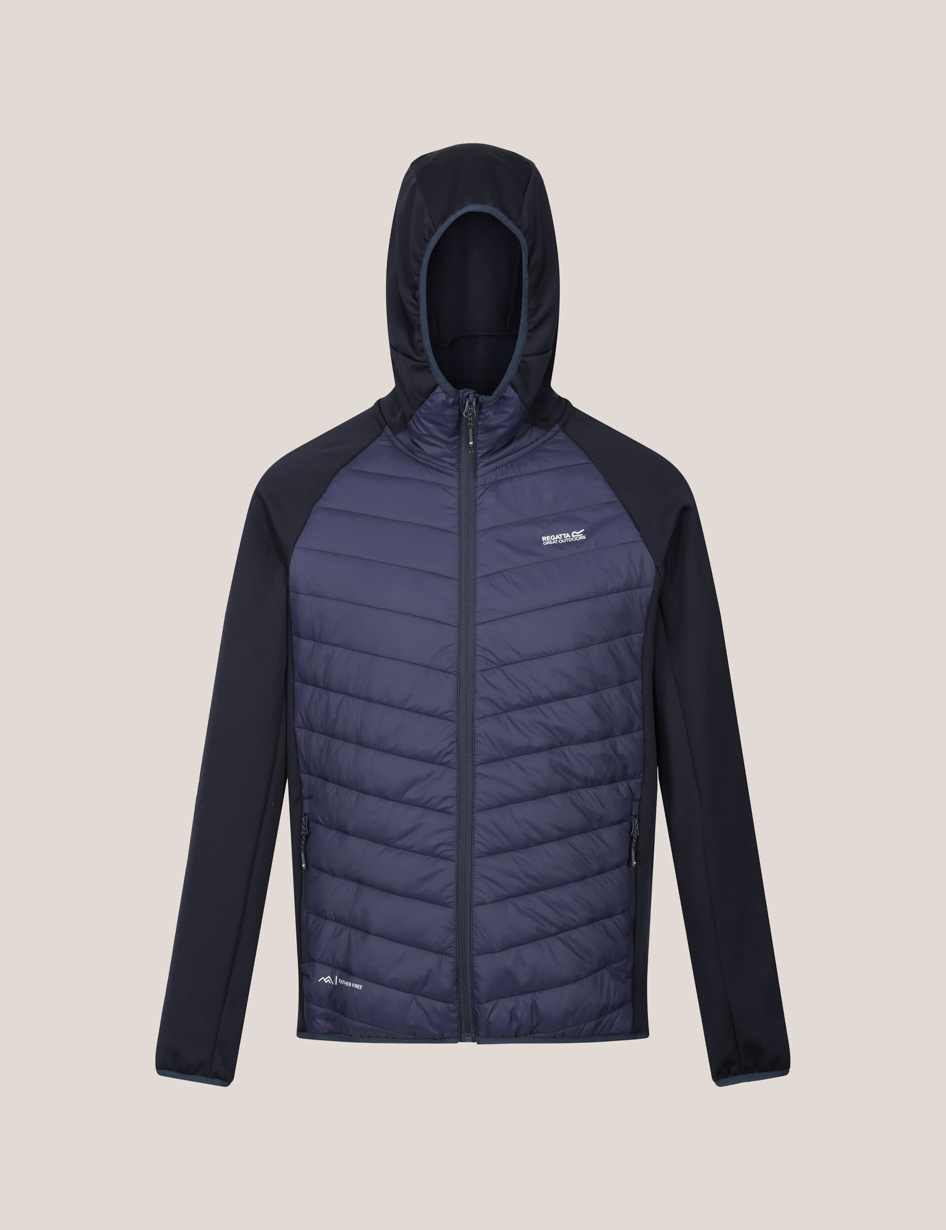 Regatta Men's Andreson VIII Hybrid Hooded Puffer Jacket - M - Navy, Navy