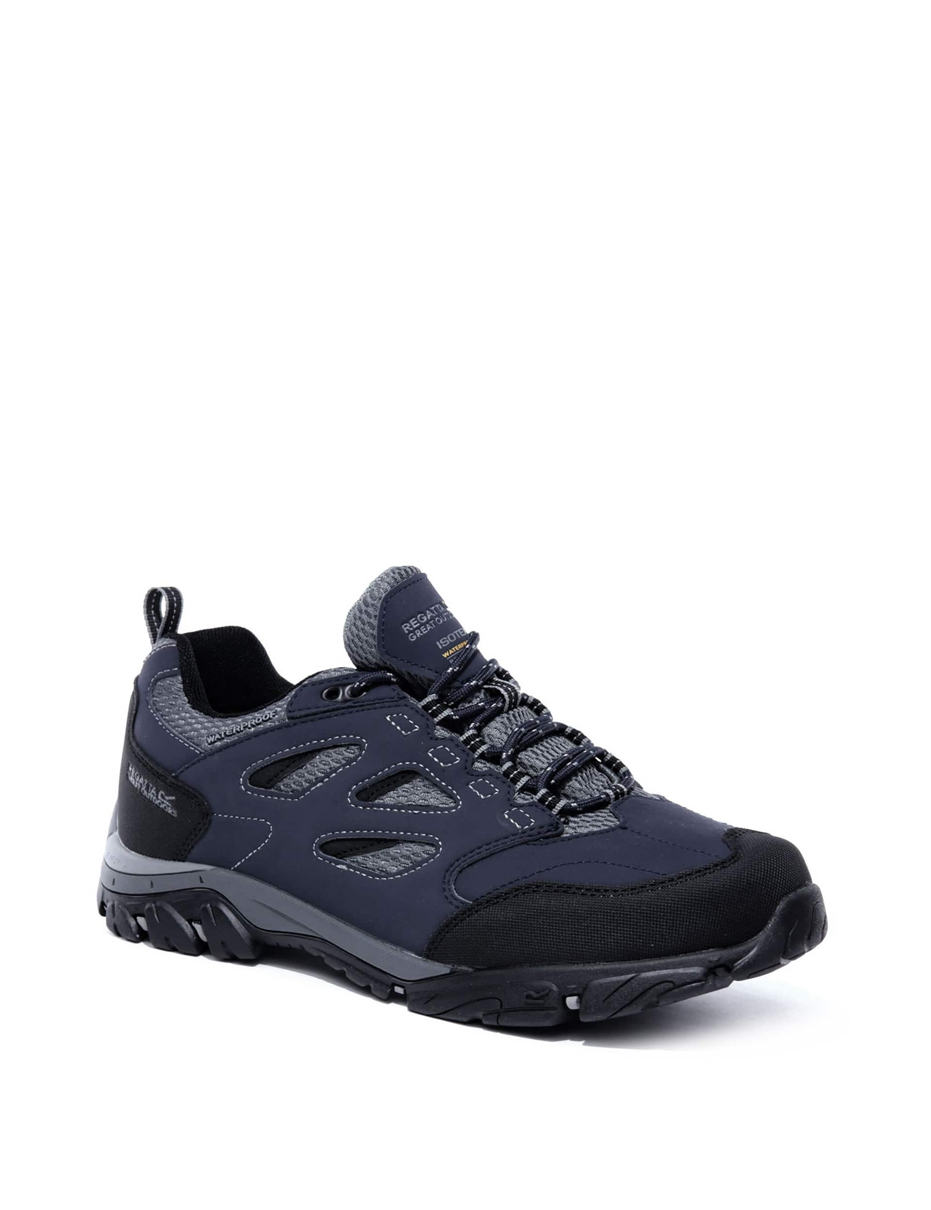 Regatta Men's Holcombe Waterproof Walking Shoes - 7 - Navy, Navy