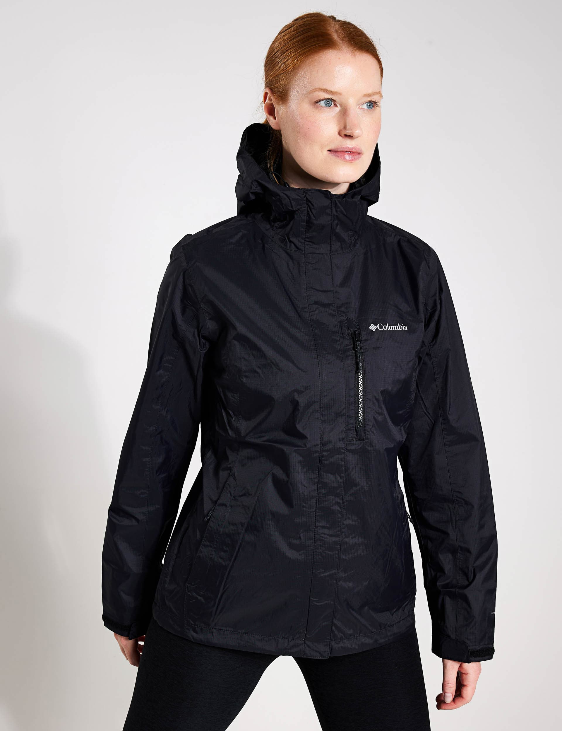 Columbia Women's Pouring Adventure II Rain Jacket - M - Black, Black