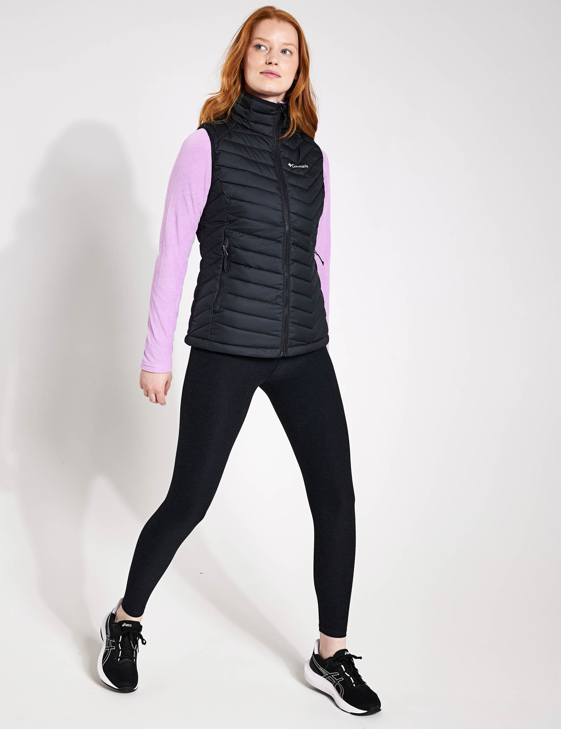 Columbia Women's Powder Lite Quilted Funnel Neck Gilet - S - Black, Black