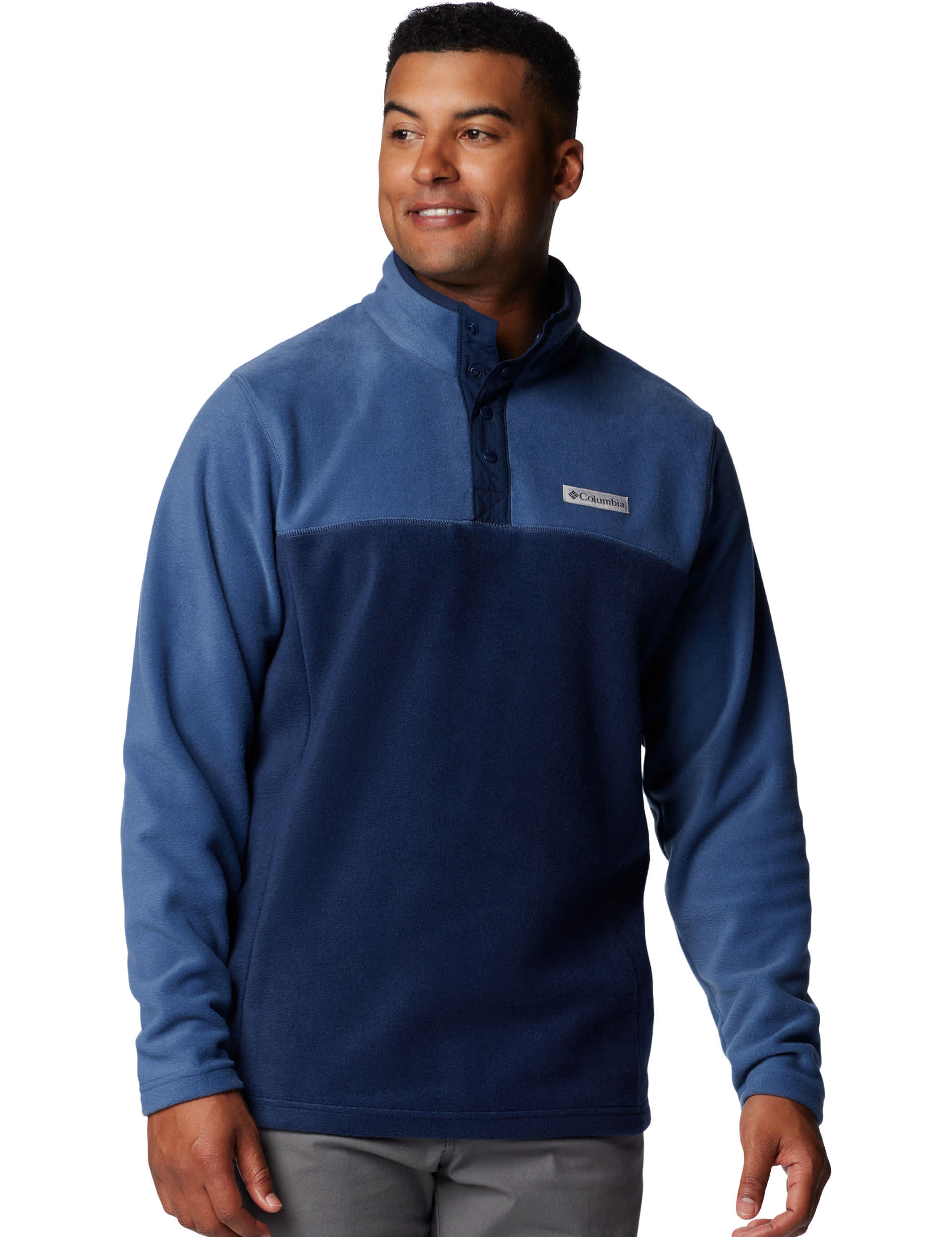 Columbia Men's Steens Mountain Half Snap II Jumper - Navy, Green Mix,Stone,Navy