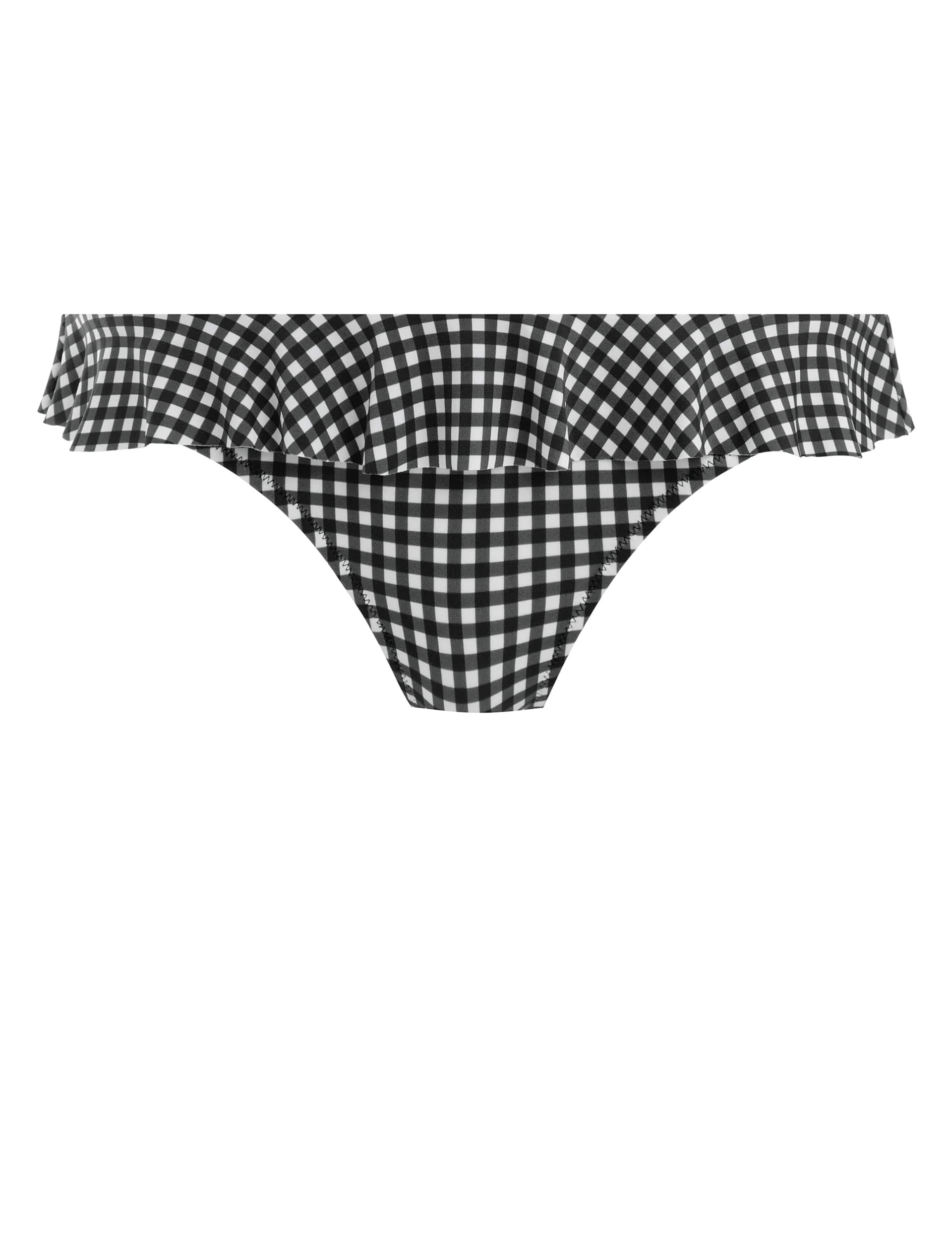 Freya Women's Check In Italini Gingham Bikini Brief - Black Mix, Black Mix