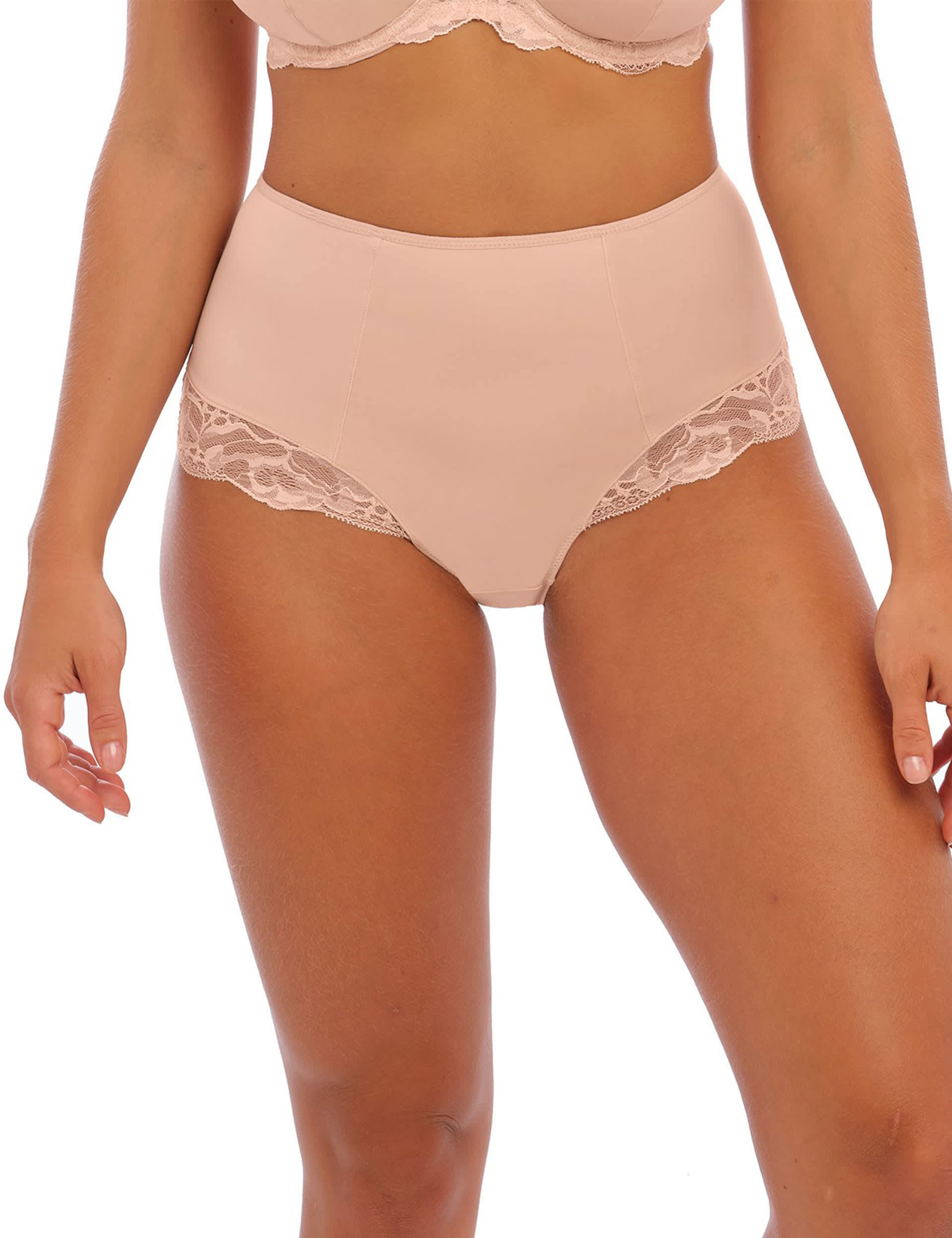 Fantasie Women's Reflect High Waisted Full Briefs - M - Beige, Black,Beige