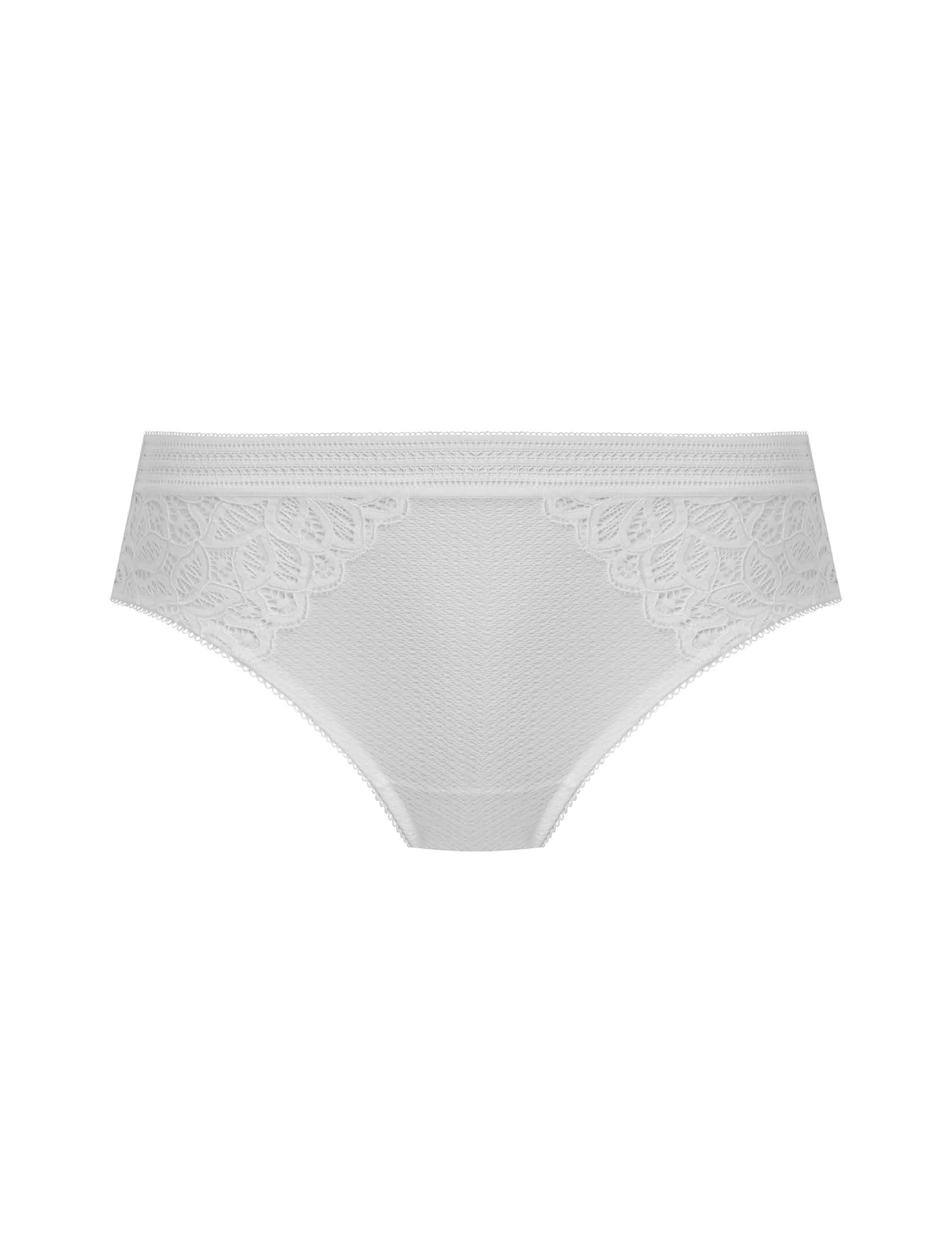 Wacoal Women's Raffin Lace Bikini Knickers - M - White, Black,White