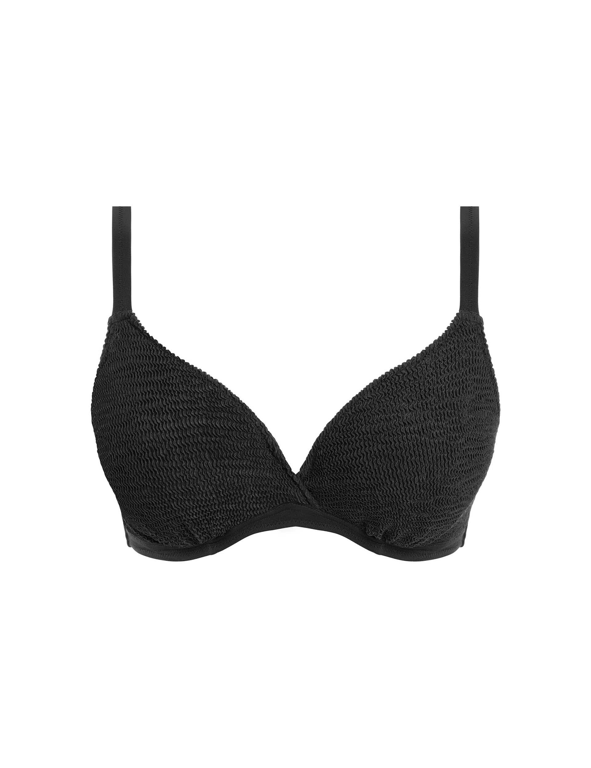 Freya Women's Ibiza Waves Wired Plunge Bikini Top - 36DD - Black, Black