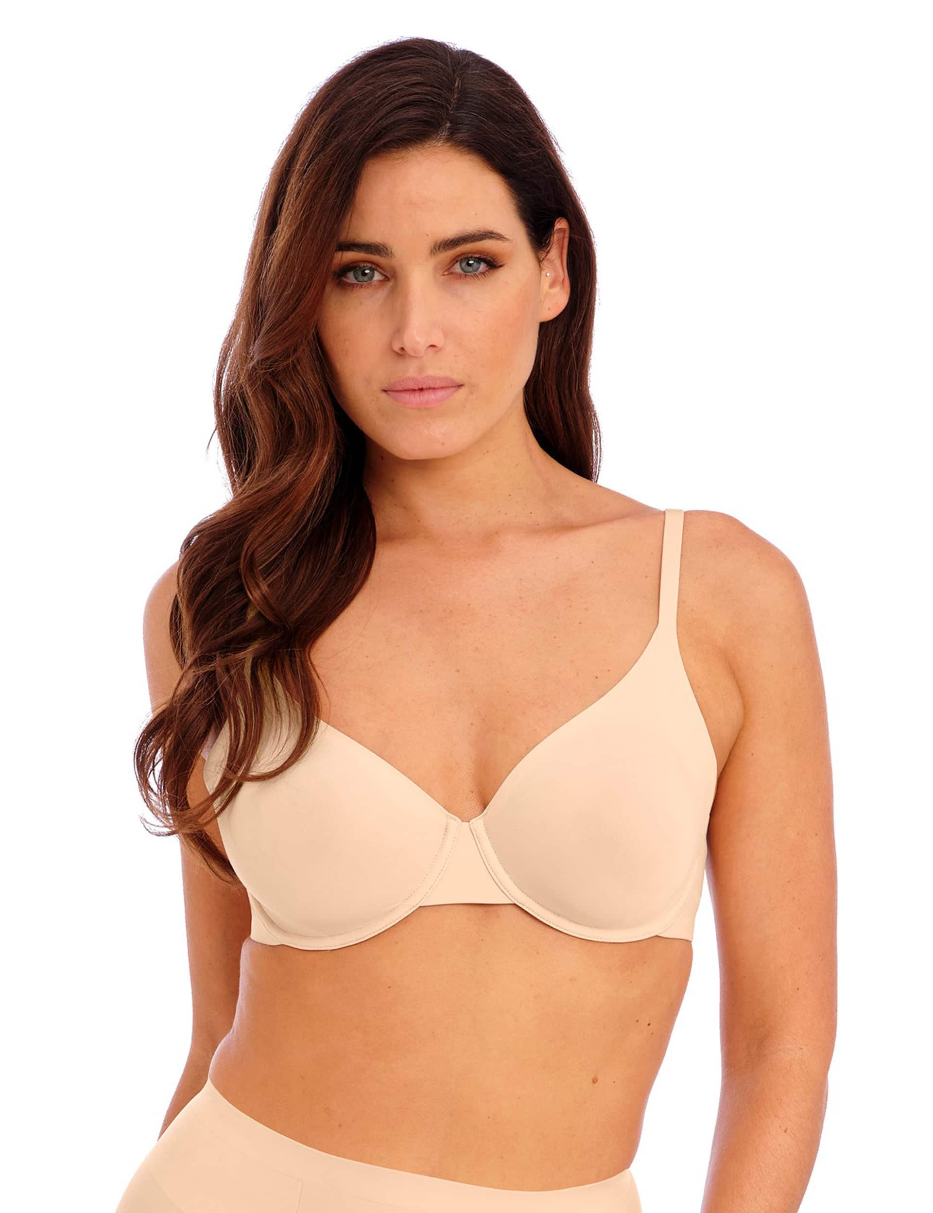 Wacoal Women's Ins Secret Wired Side Support T-Shirt Bra - 36C - Beige, Beige