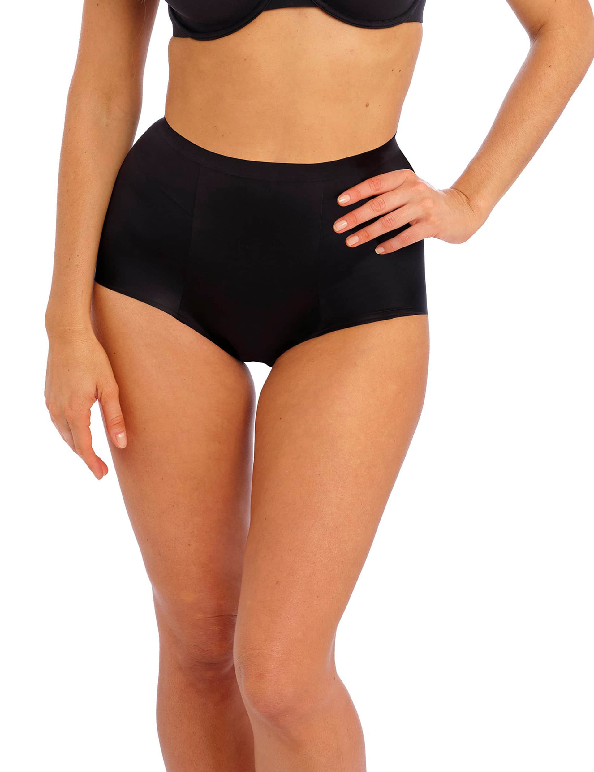 Wacoal Women's Ins Secret Medium Control Shaping Knickers - Black, Black,Beige