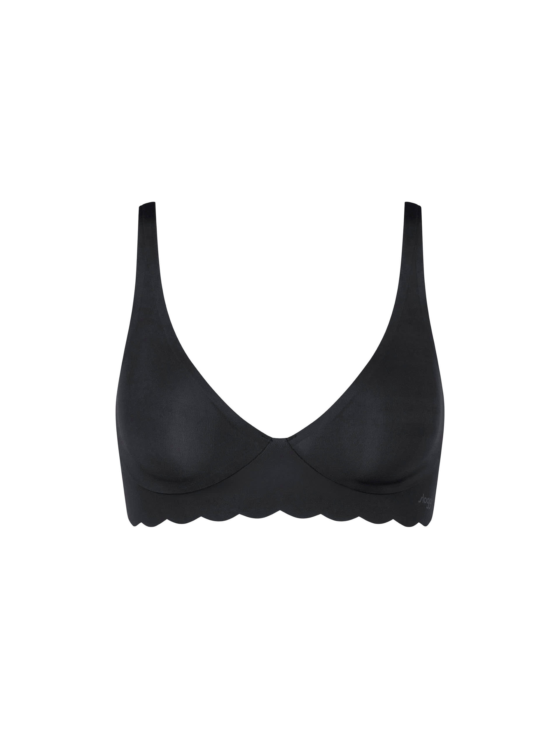 Sloggi Women's Zero Microfibre 2.0 Non Wired Bra (A-E) - Black, Black