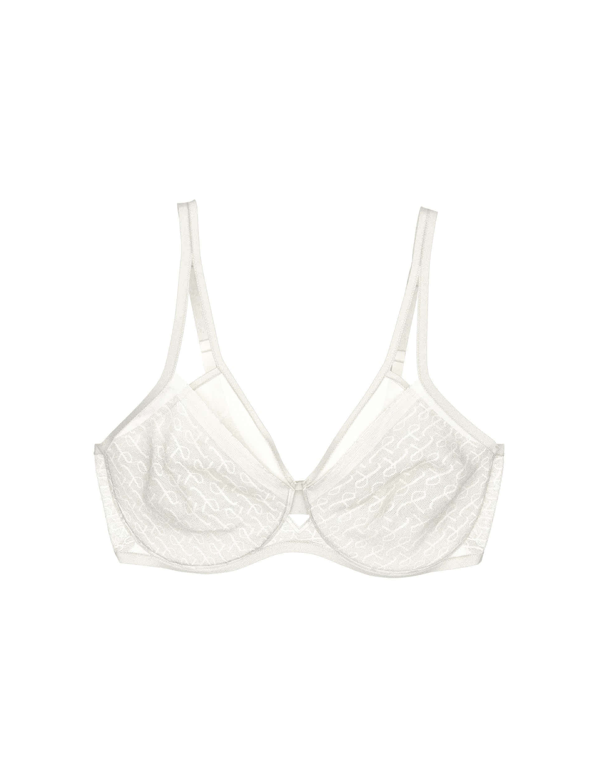 Triumph Women's Signature Sheer Wired Minimiser Bra - 38F - Ecru, Ecru