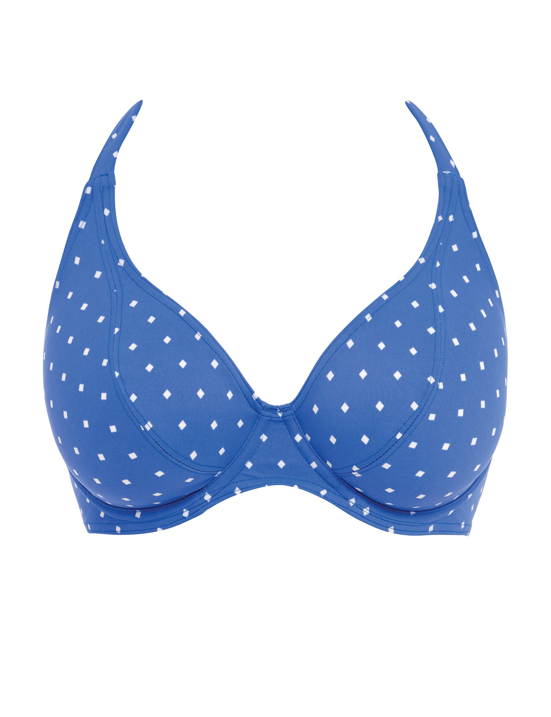 Freya Women's Jewel Cove Wired Halterneck Bikini Top - 36DD - Blue, Blue