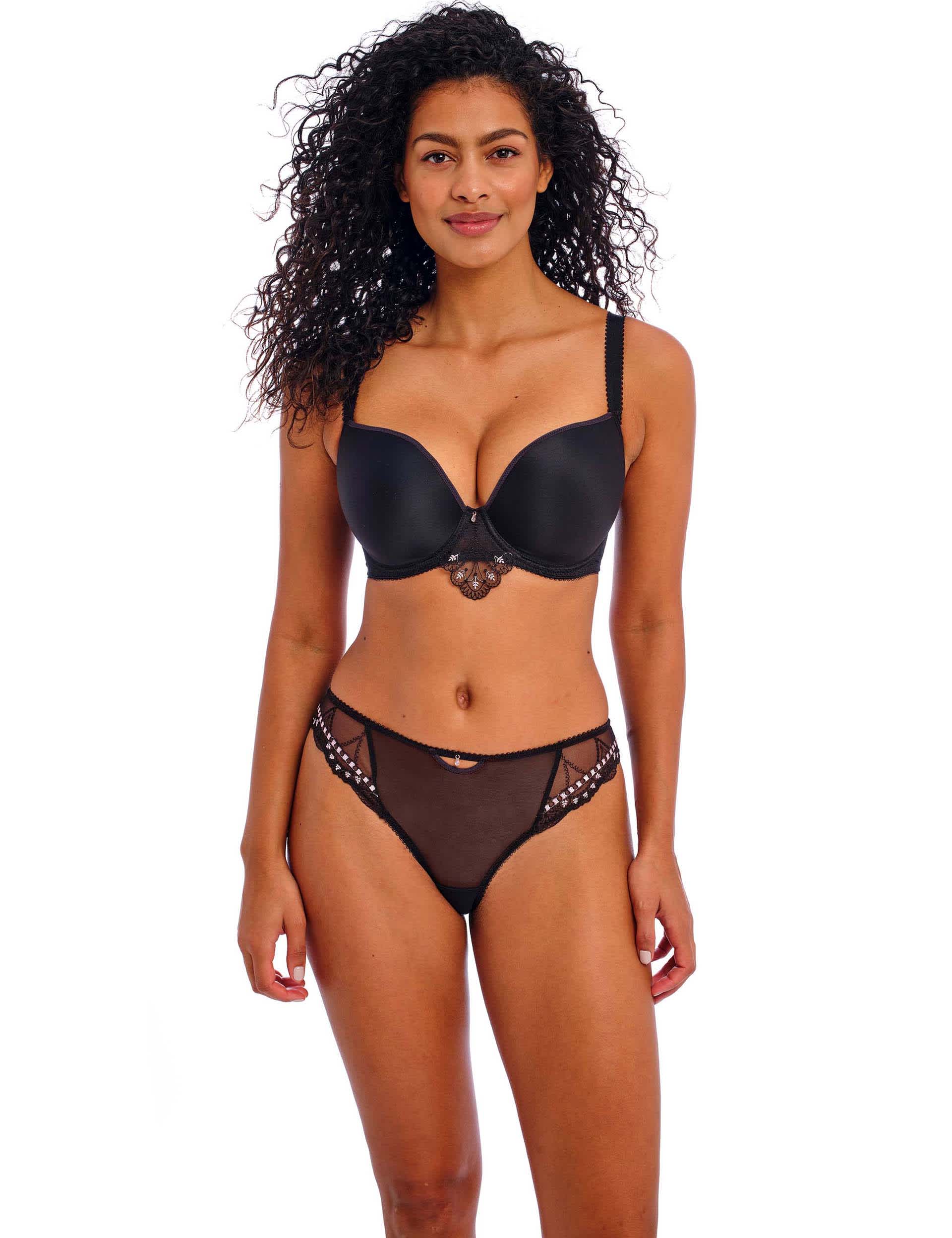 Freya Women's Loveland Mesh Bikini Knickers - Black, Black