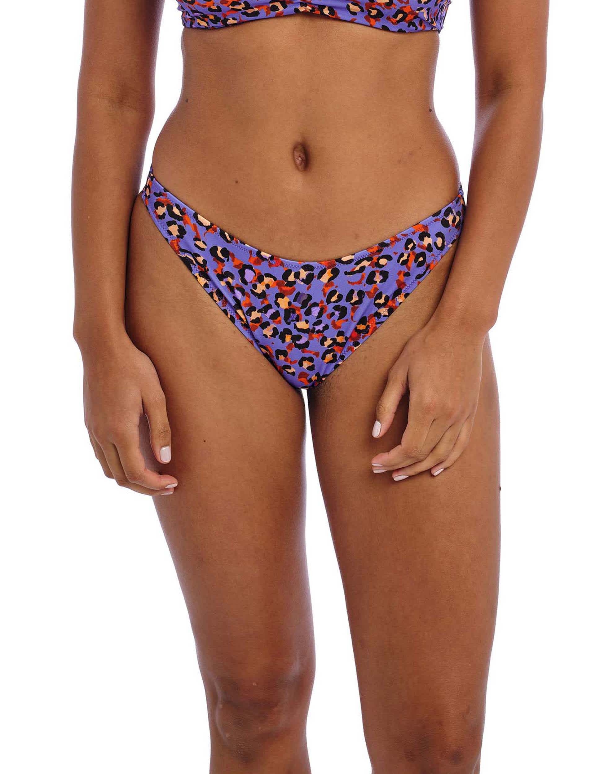 Freya Women's Santiago Nights High Leg Bikini Bottoms - XL - Purple Mix, Purple Mix