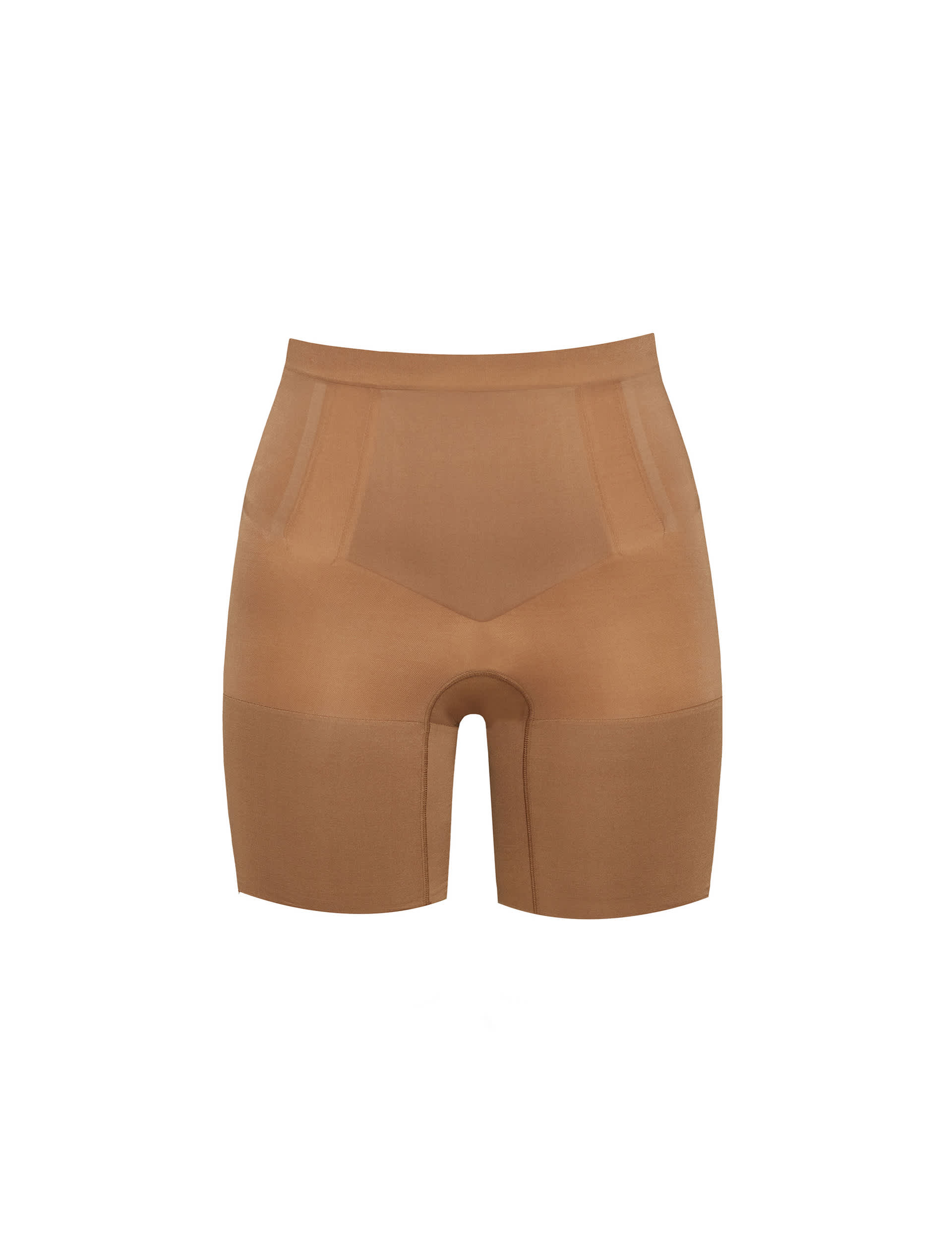 Spanx Women's Oncore Firm Control Mid-Thigh Shorts - Brown, Beige,Brown,Black